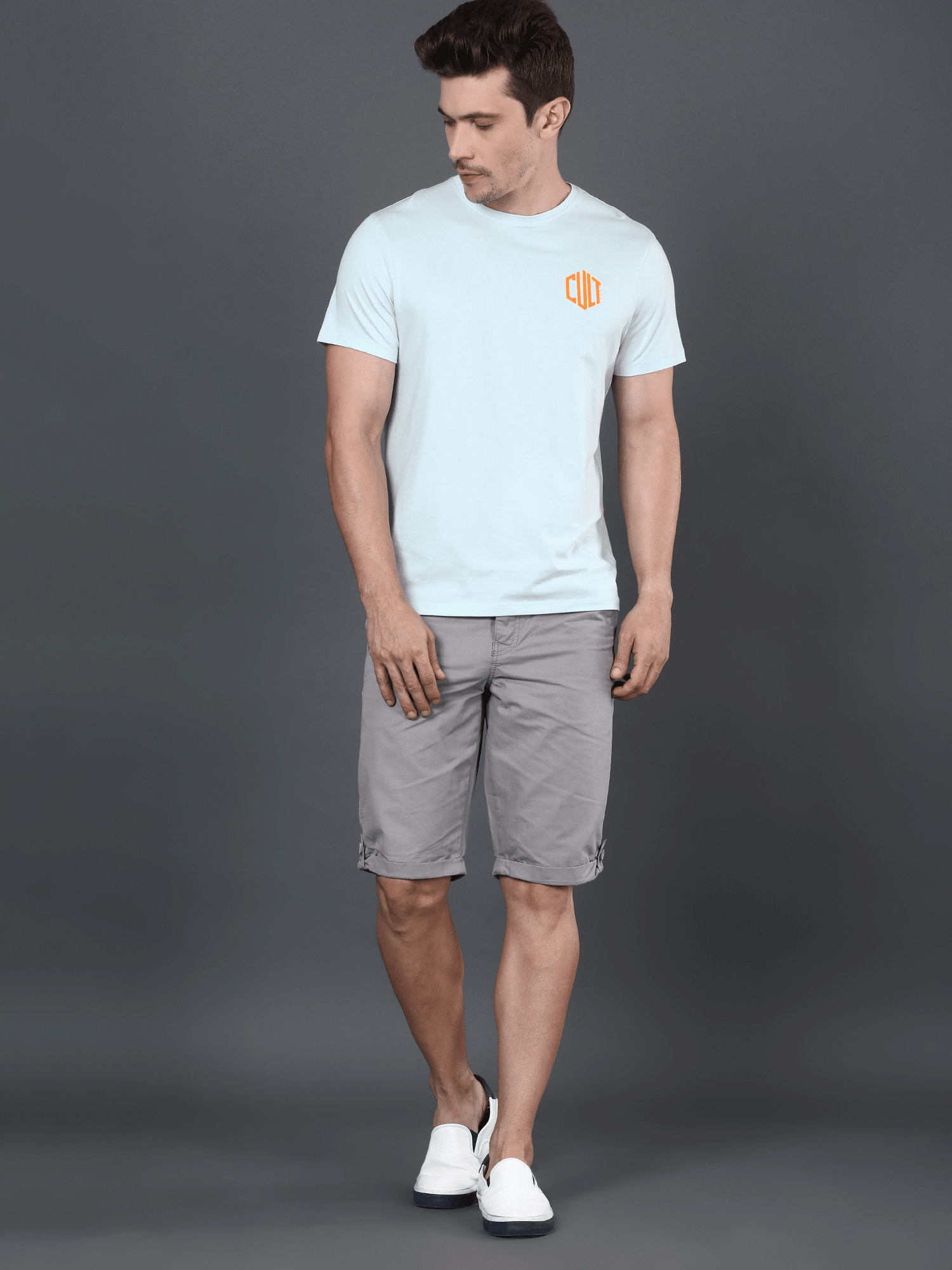 Bamboo Crisp Blue Casual Tee