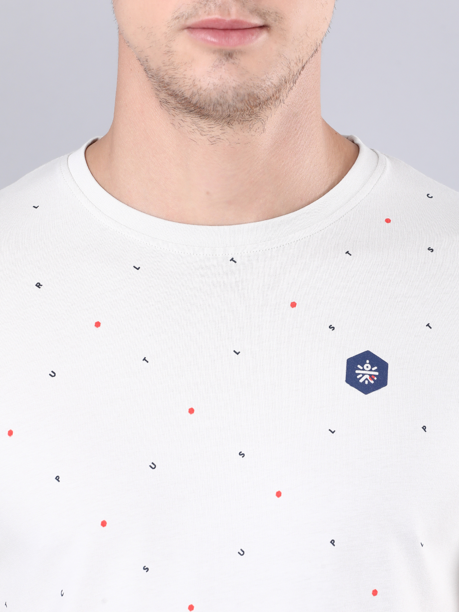 Everydays alpha Glacier Grey Cotton Tee