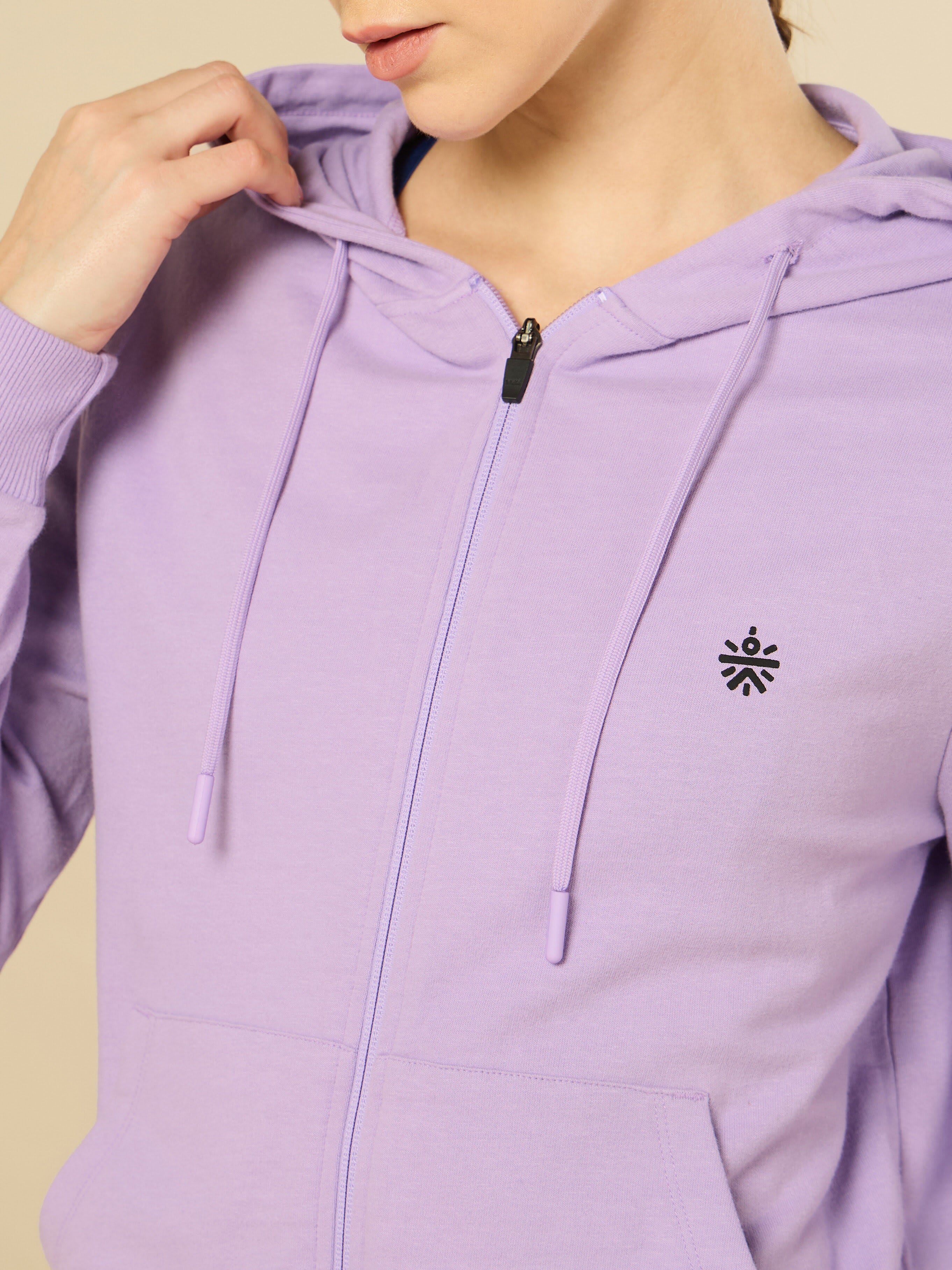 All Day Cover up Purple Hoodie