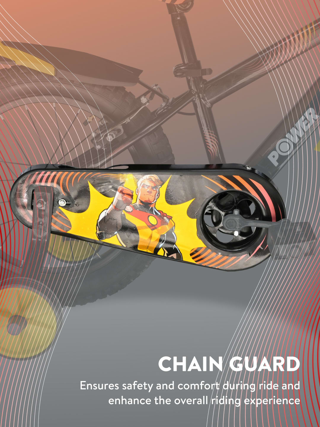 Power 16T Black Steel Kids Bike with Single Wall Rim, Rigid Fork and Free Trainer Sessions and Cycling Event