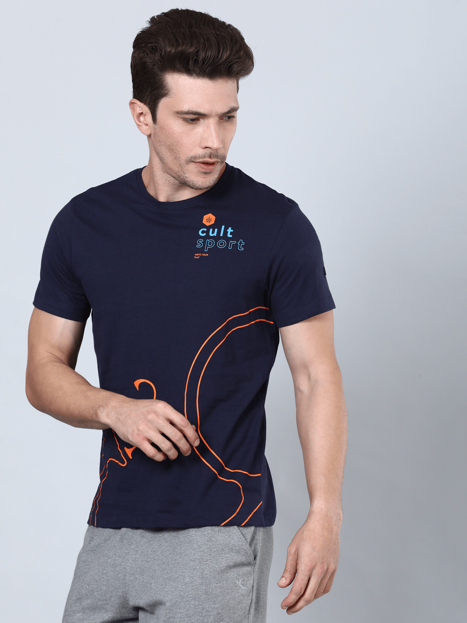 Everydays Dial Blue Cotton Tee