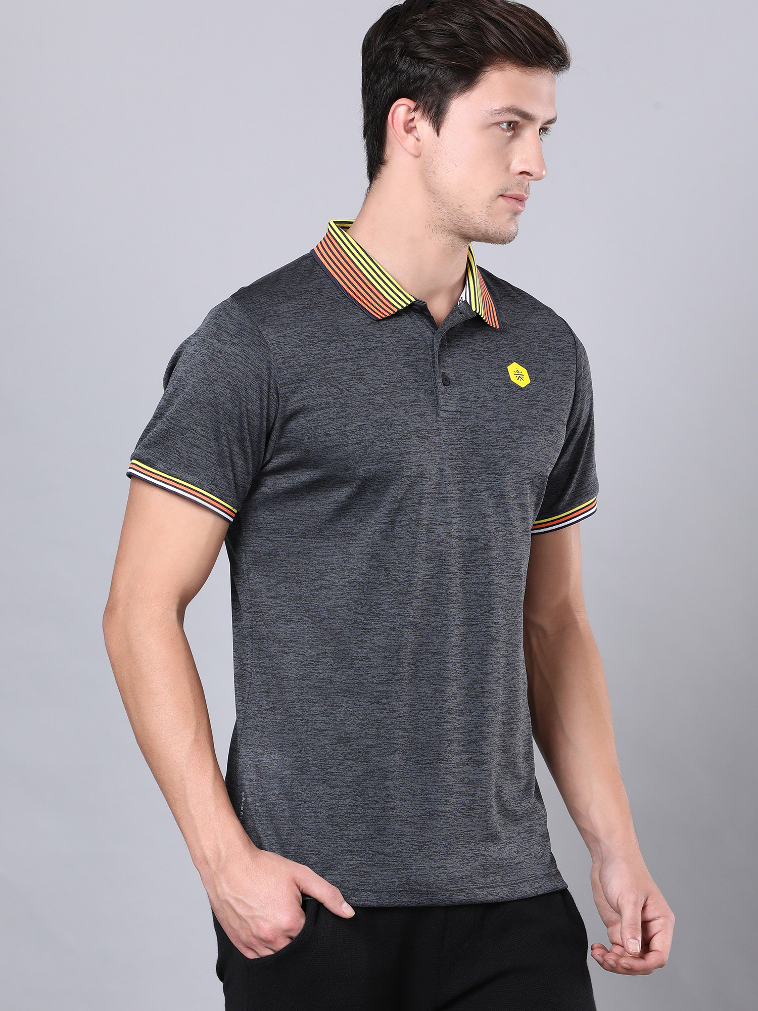 Signature Tri color Anthra Polo