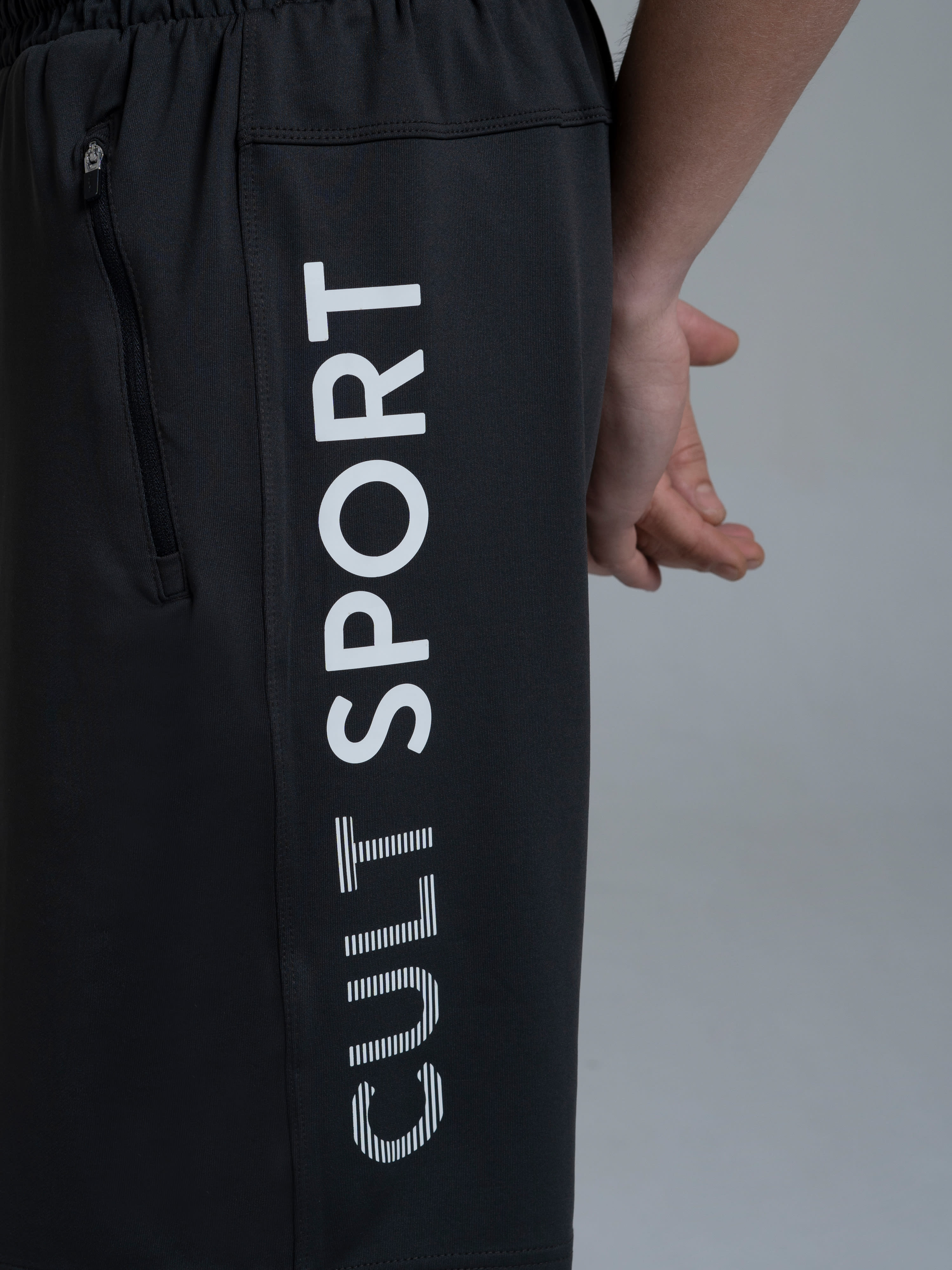 Blakout Signature Grey Running Shorts