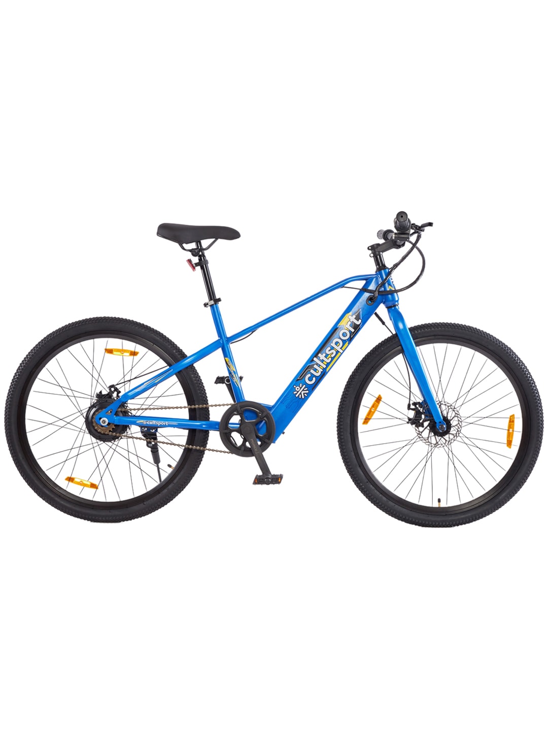 Hermit 27.5T Blue with 3.5hrs Fast Charge, Cycling Event, BLDC Motor 27.5 inches Single Speed Lithium-ion (Li-ion) Electric Cycle, Ideal for Unisex, 15+ Years