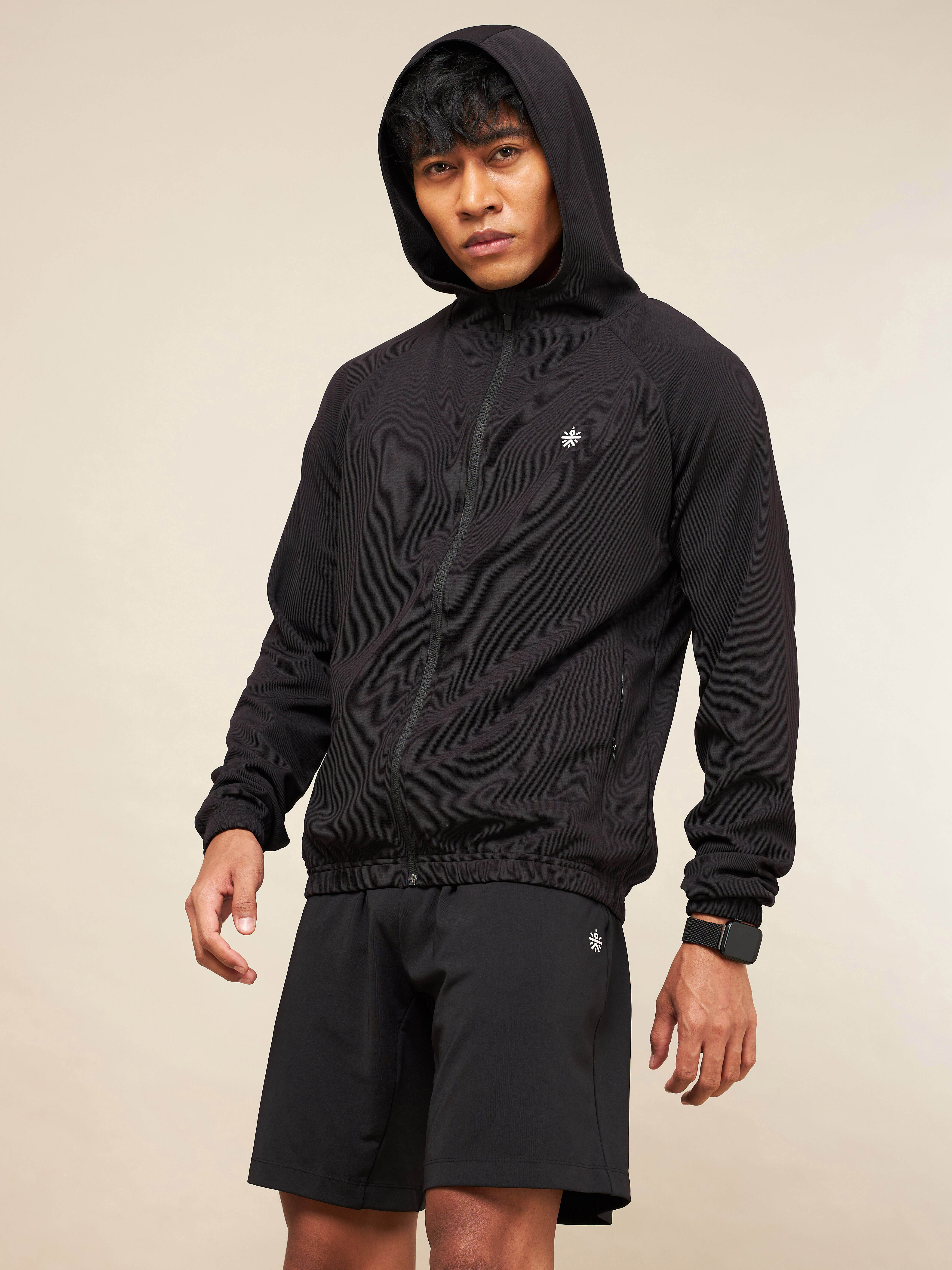 Black Warm Up Training Jacket
