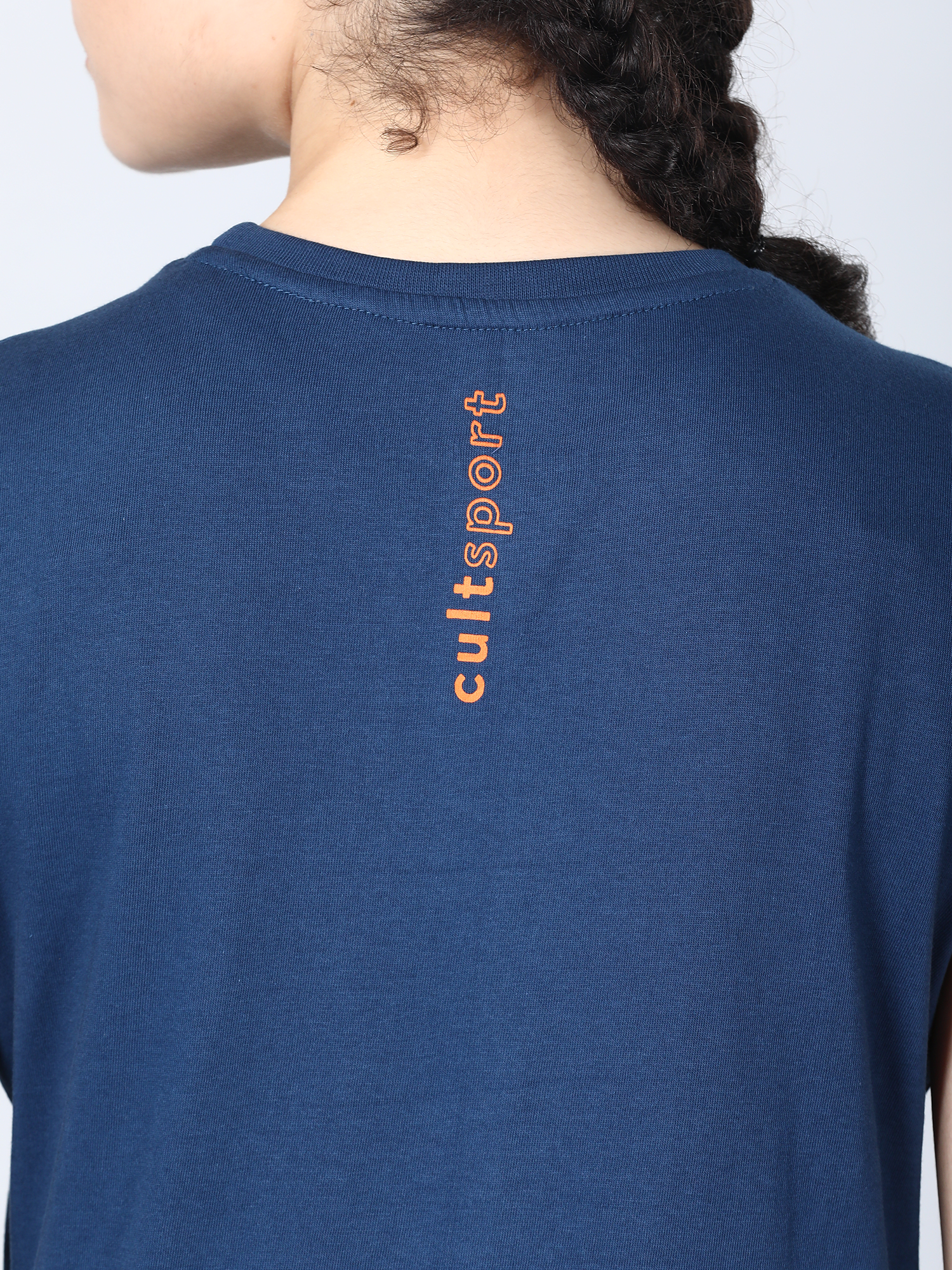 Everydays Tick Blue Cotton Tee