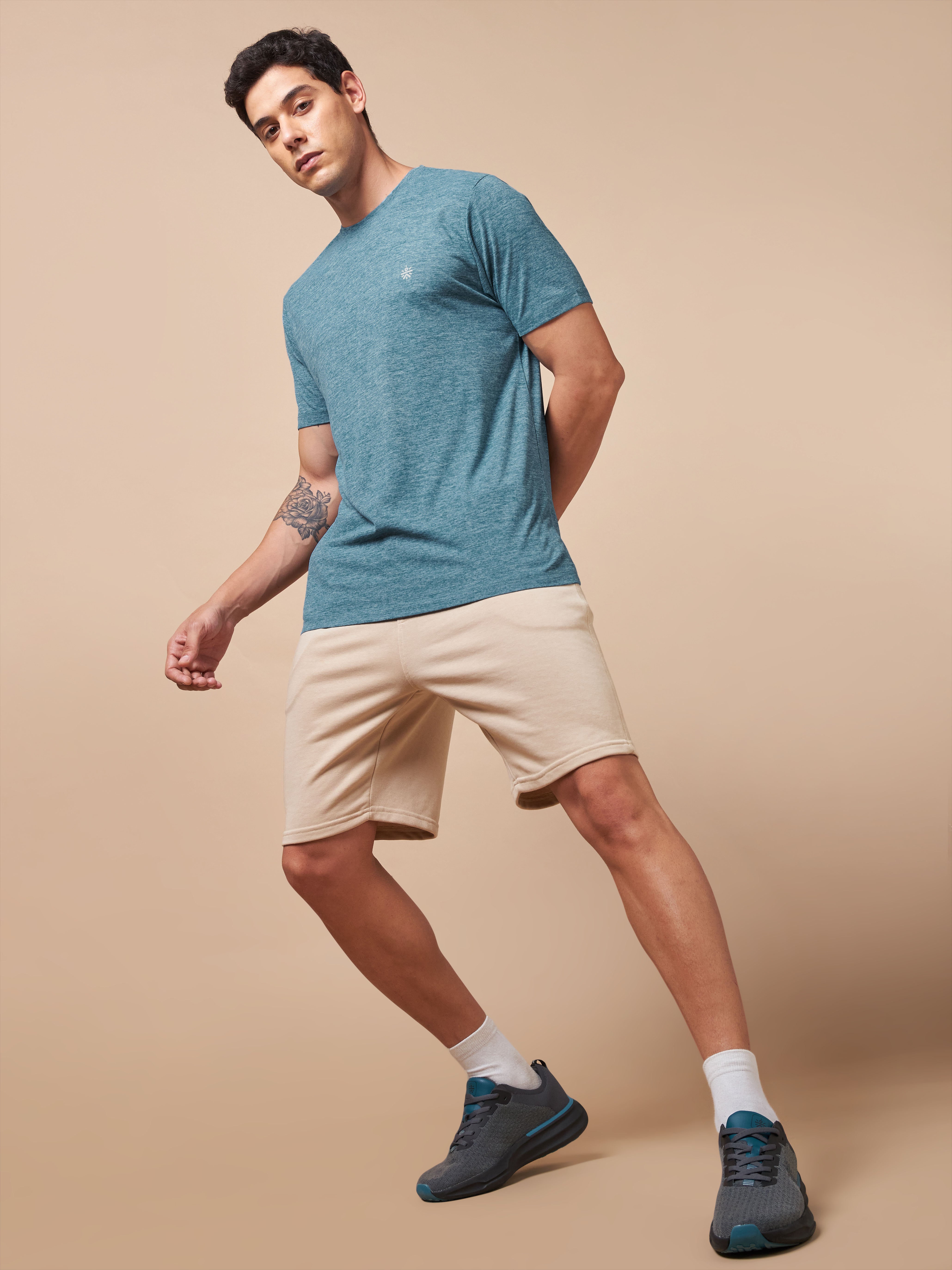 Men's Train All Day Blue Comfortech T-shirt