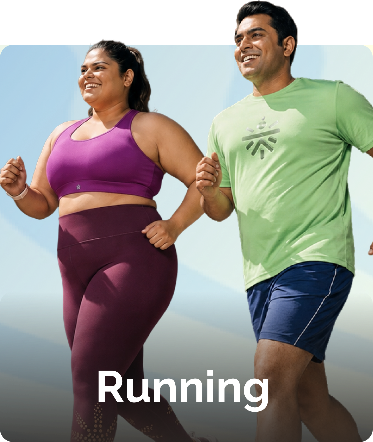 Running card