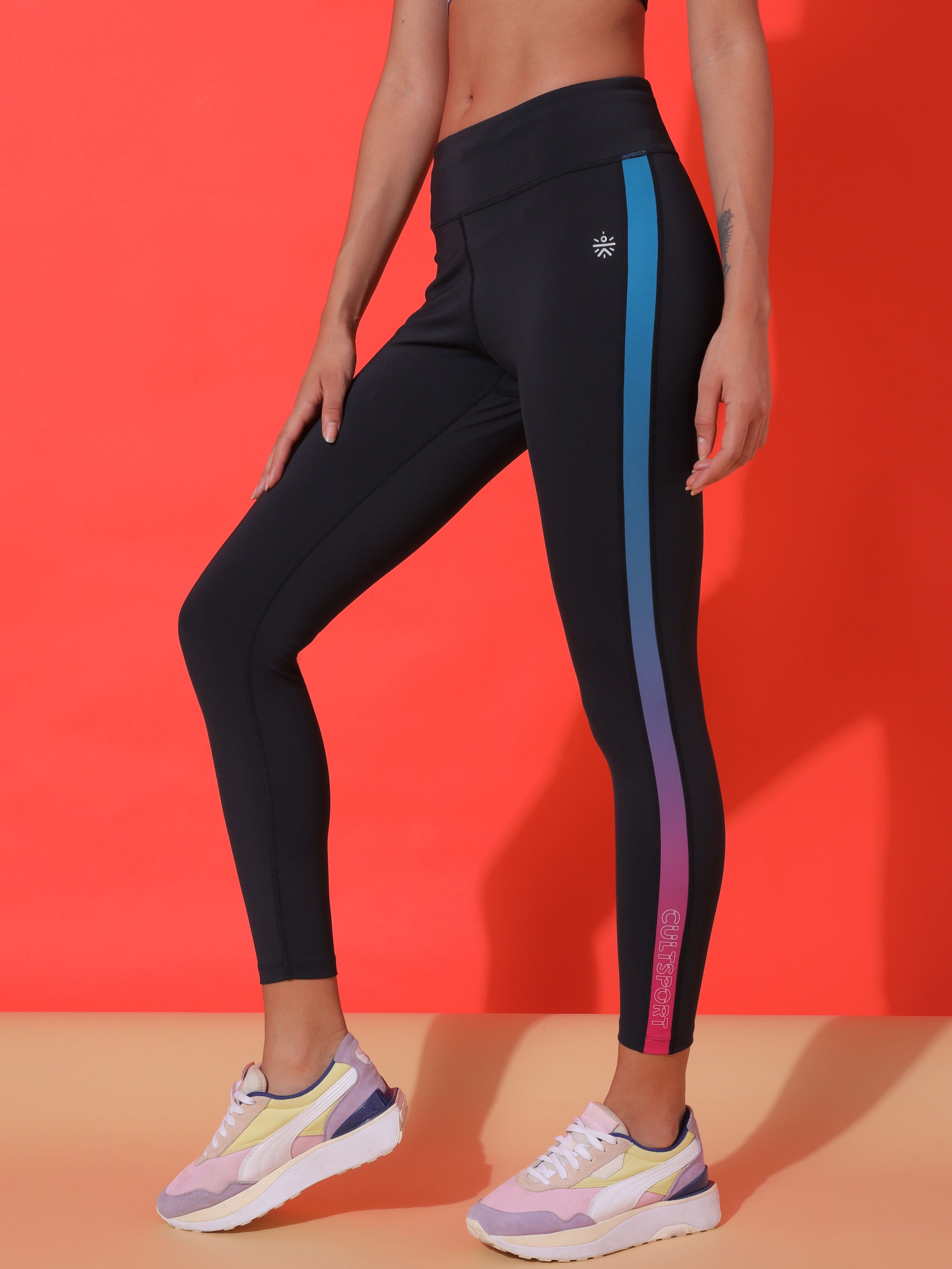 AbsoluteFit Ombre Stripe Tights