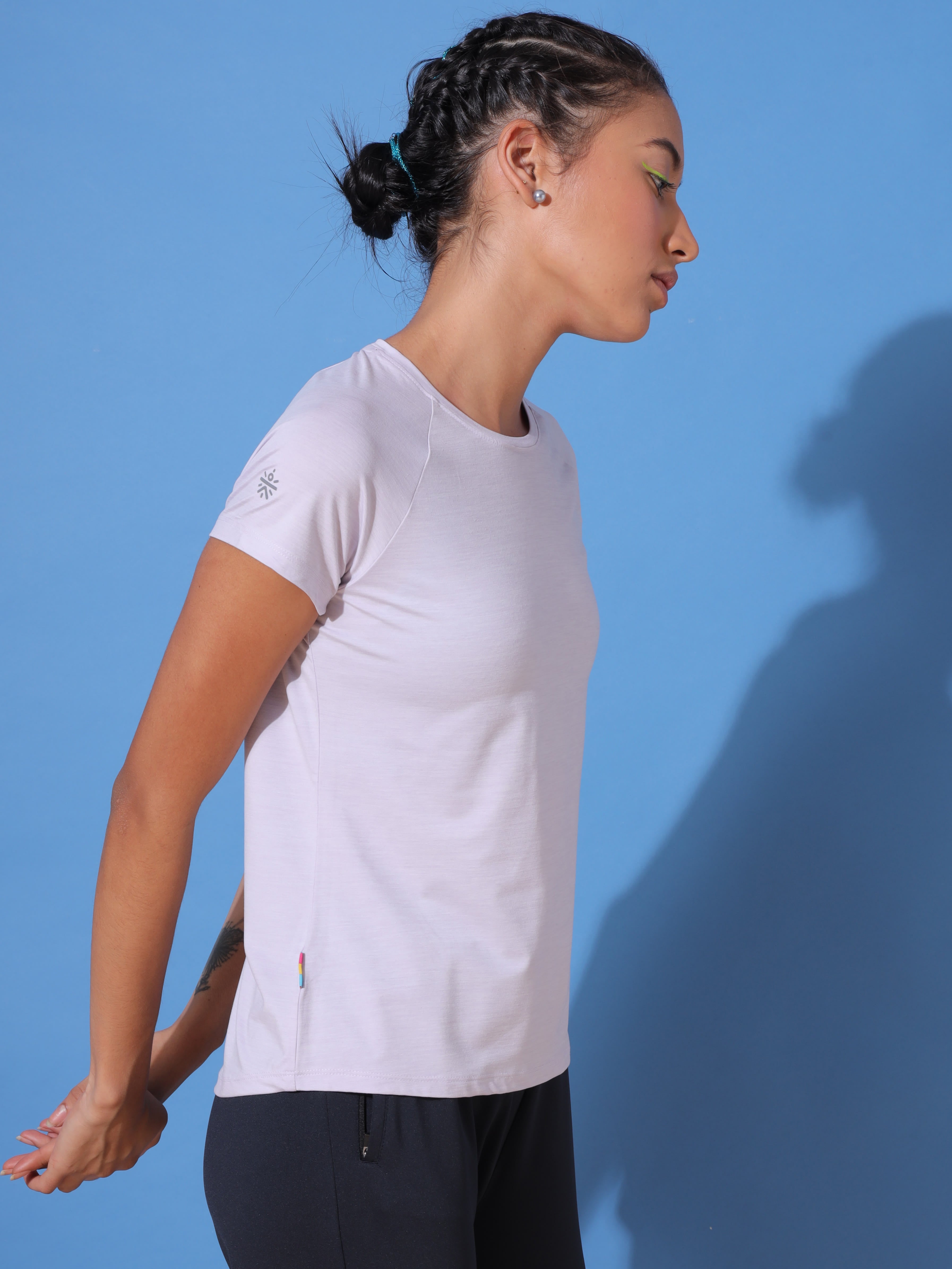 Graphic Print Workout T-shirt