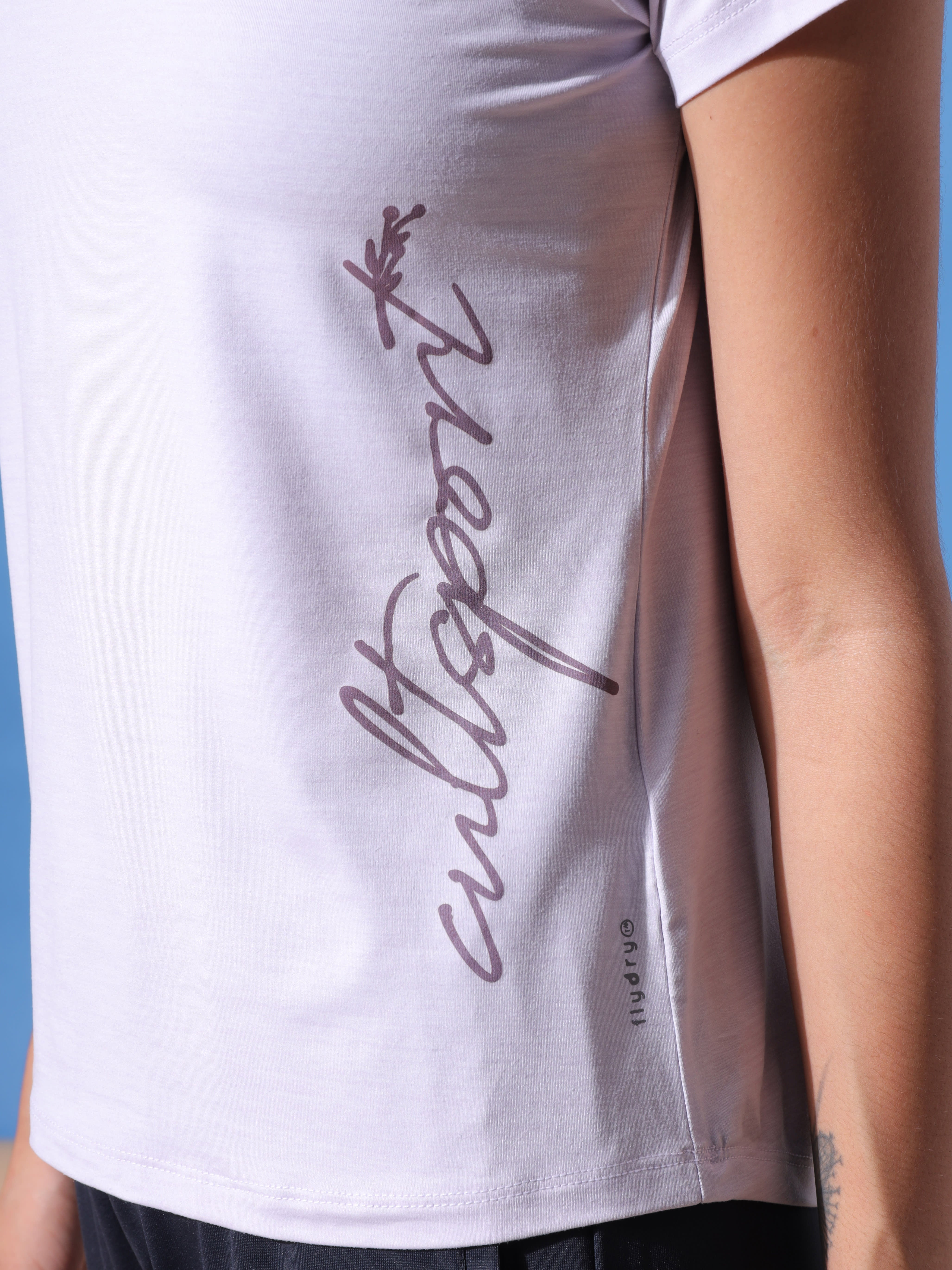 Graphic Print Workout T-shirt