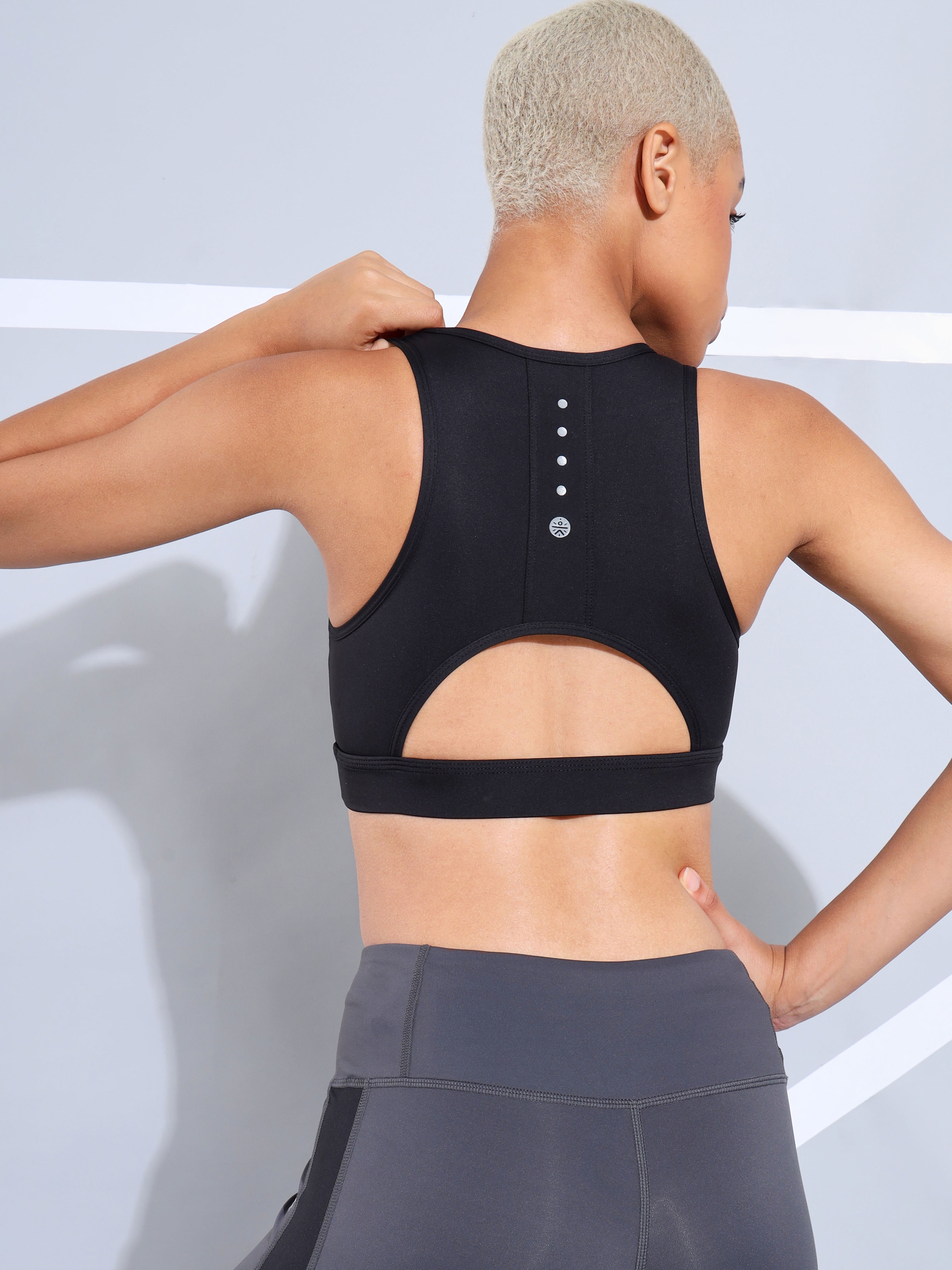 Medium Impact Racer Back Sports Bra