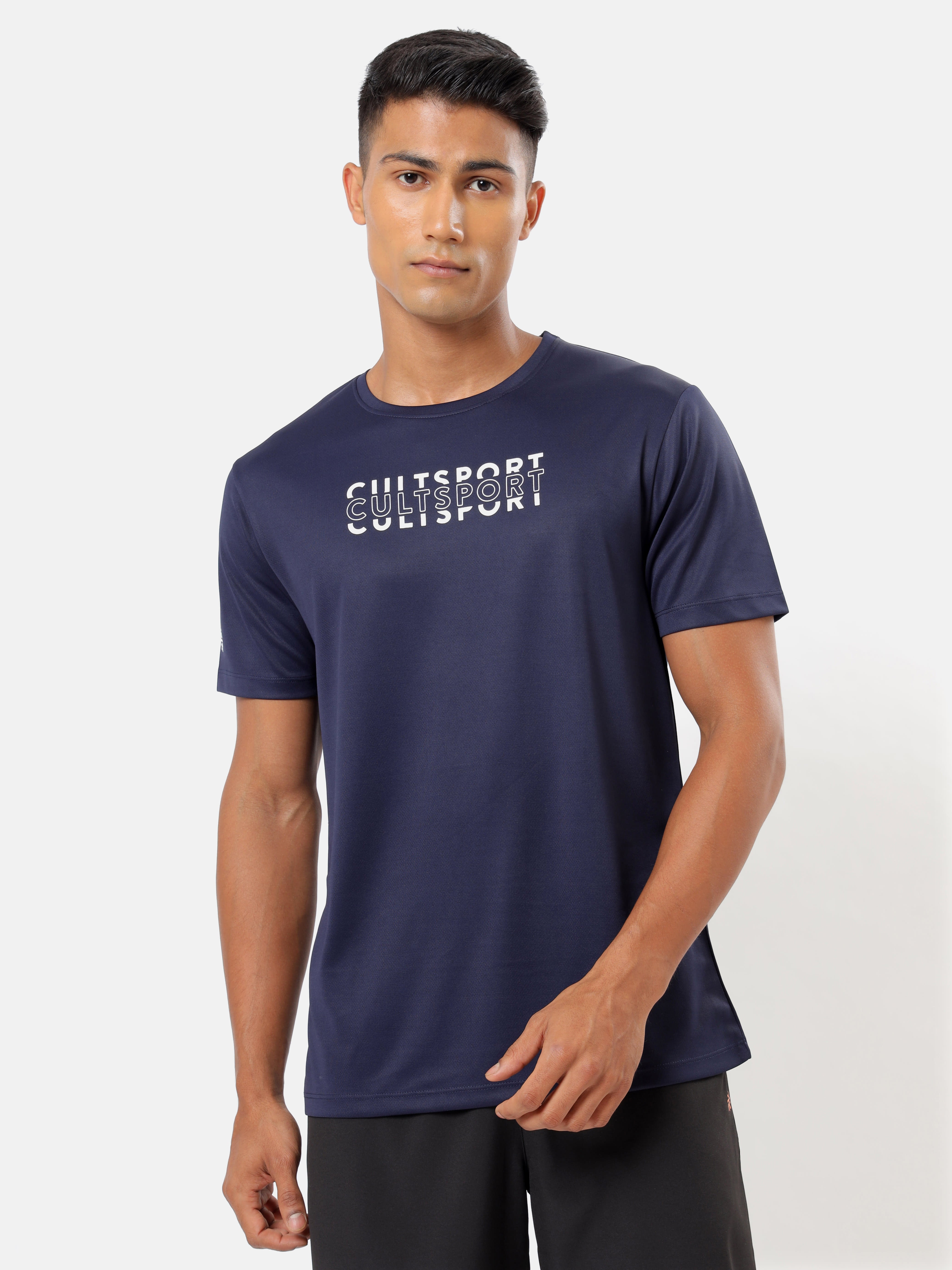 Typographic Print Active T-shirt Pack of 2