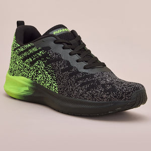 Avant Men's Pebble Running Shoes - Black/Green