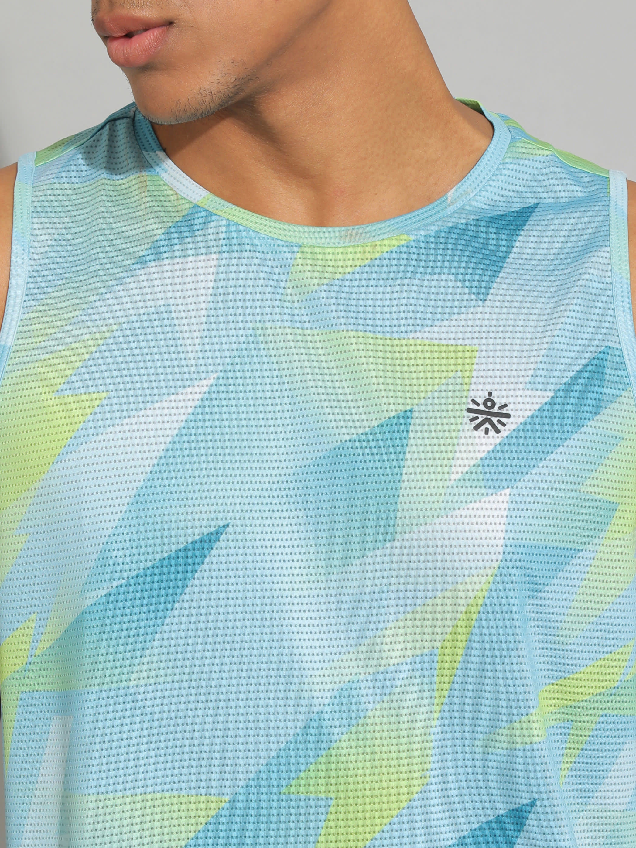 Geometric Print Active Tank Top