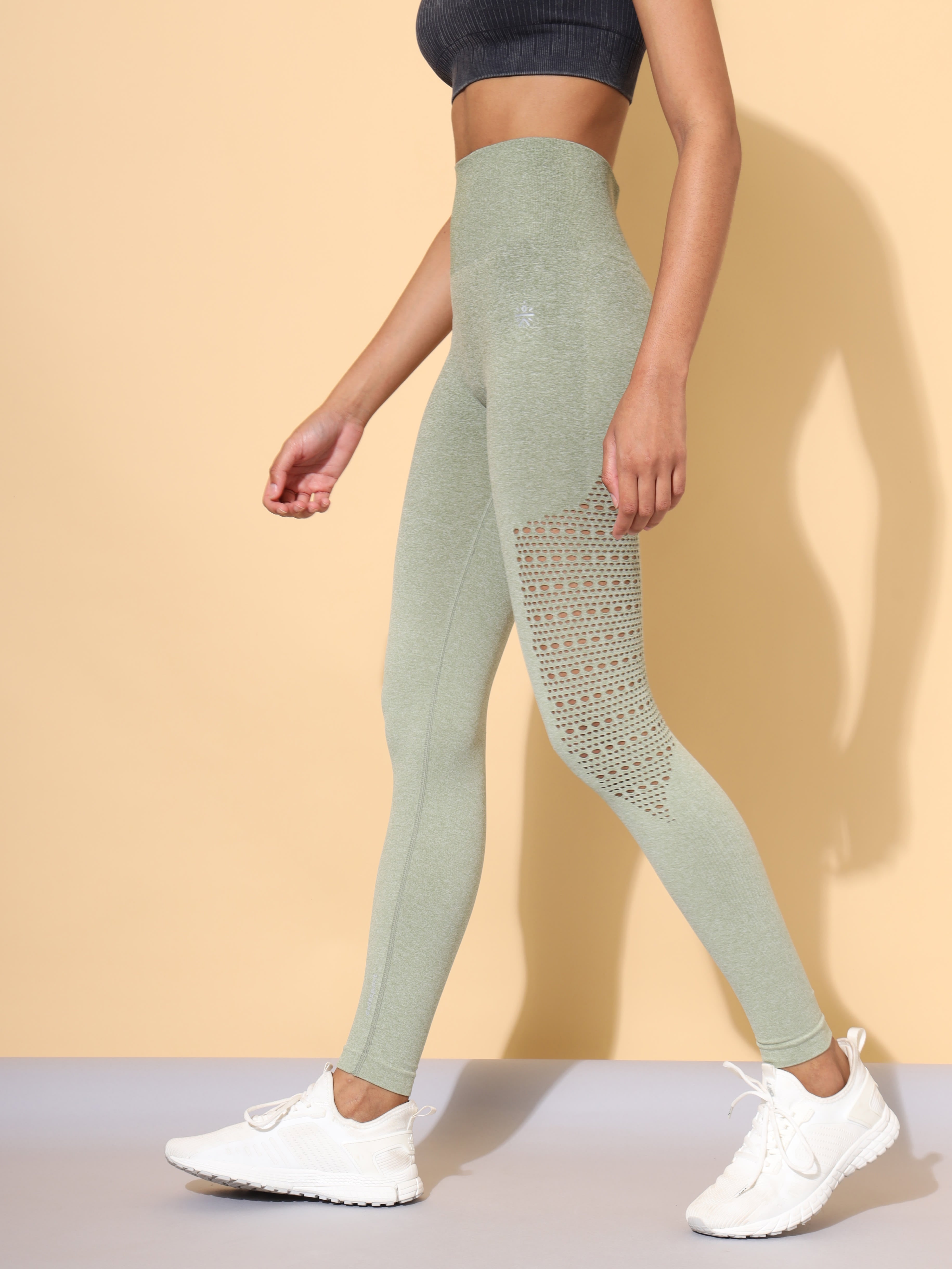 Seamless Jacquard Tights