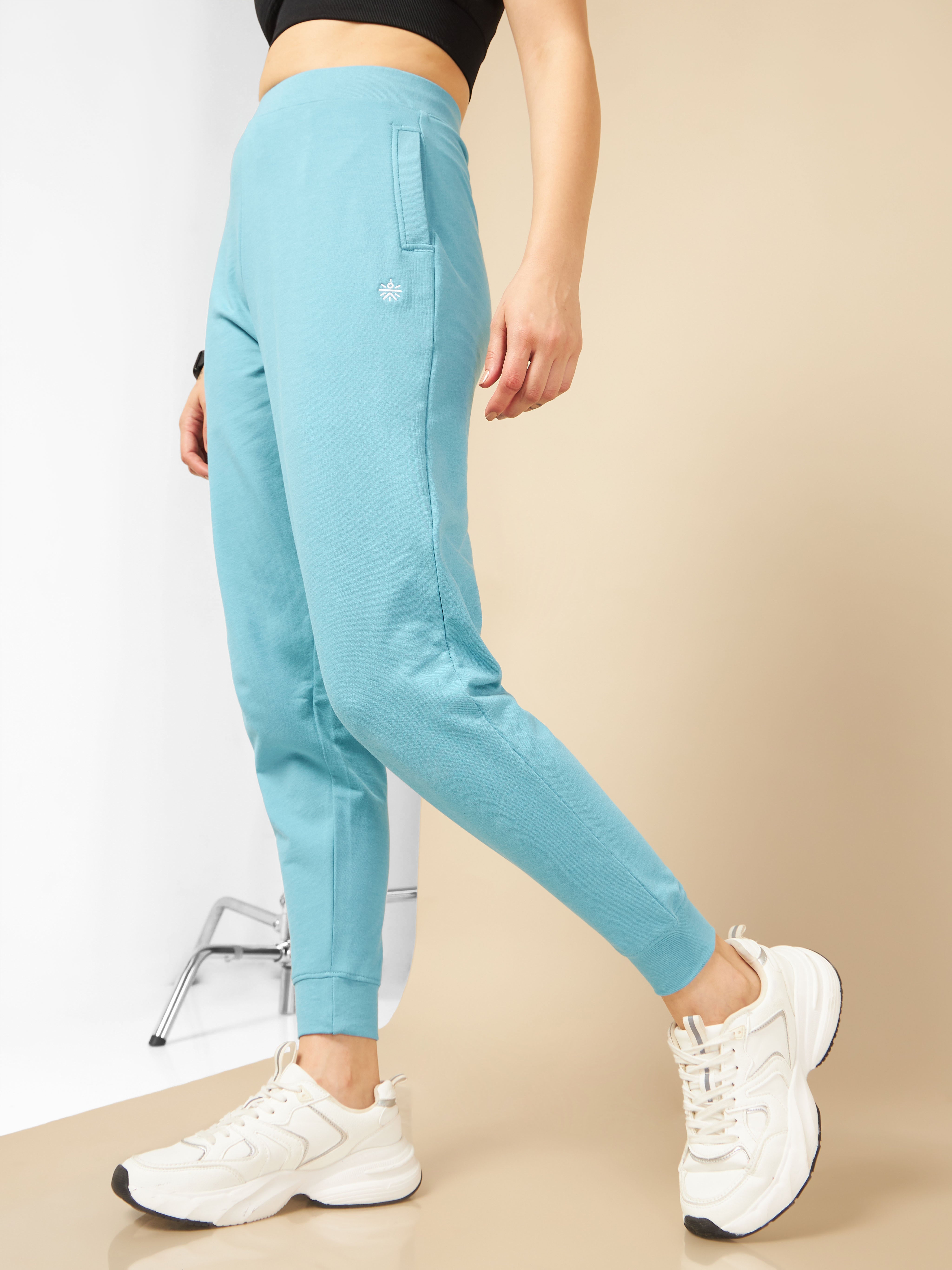Women Blue Cult Leisure Joggers