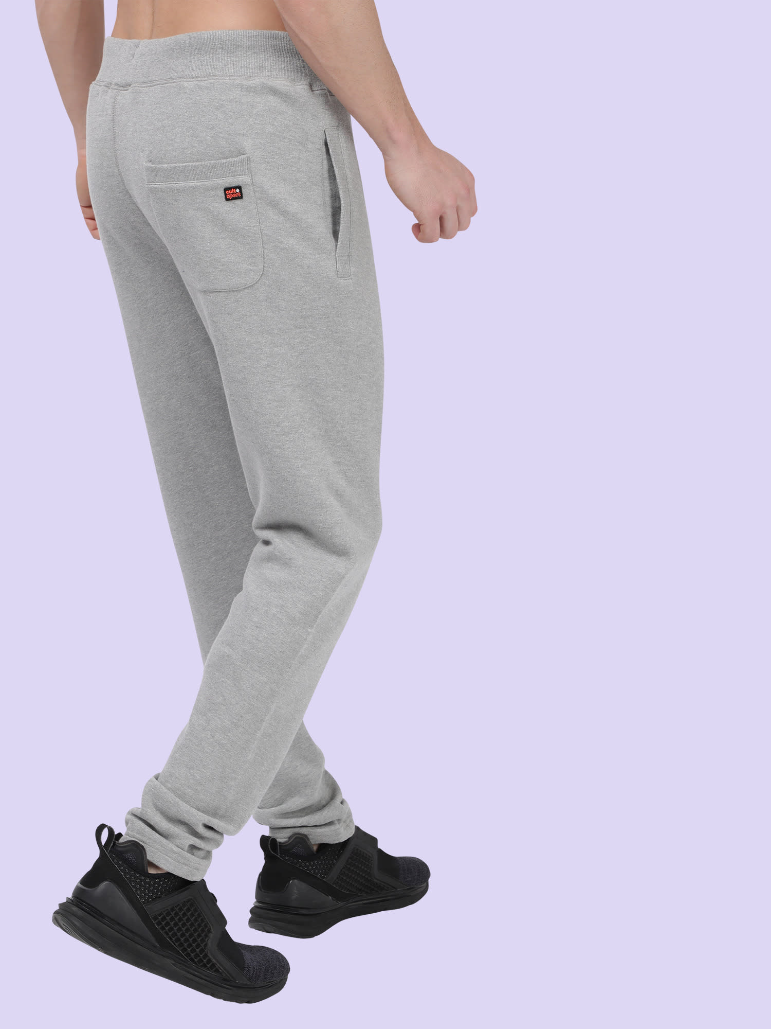 Men's Flex Grey Tapered Street Joggers