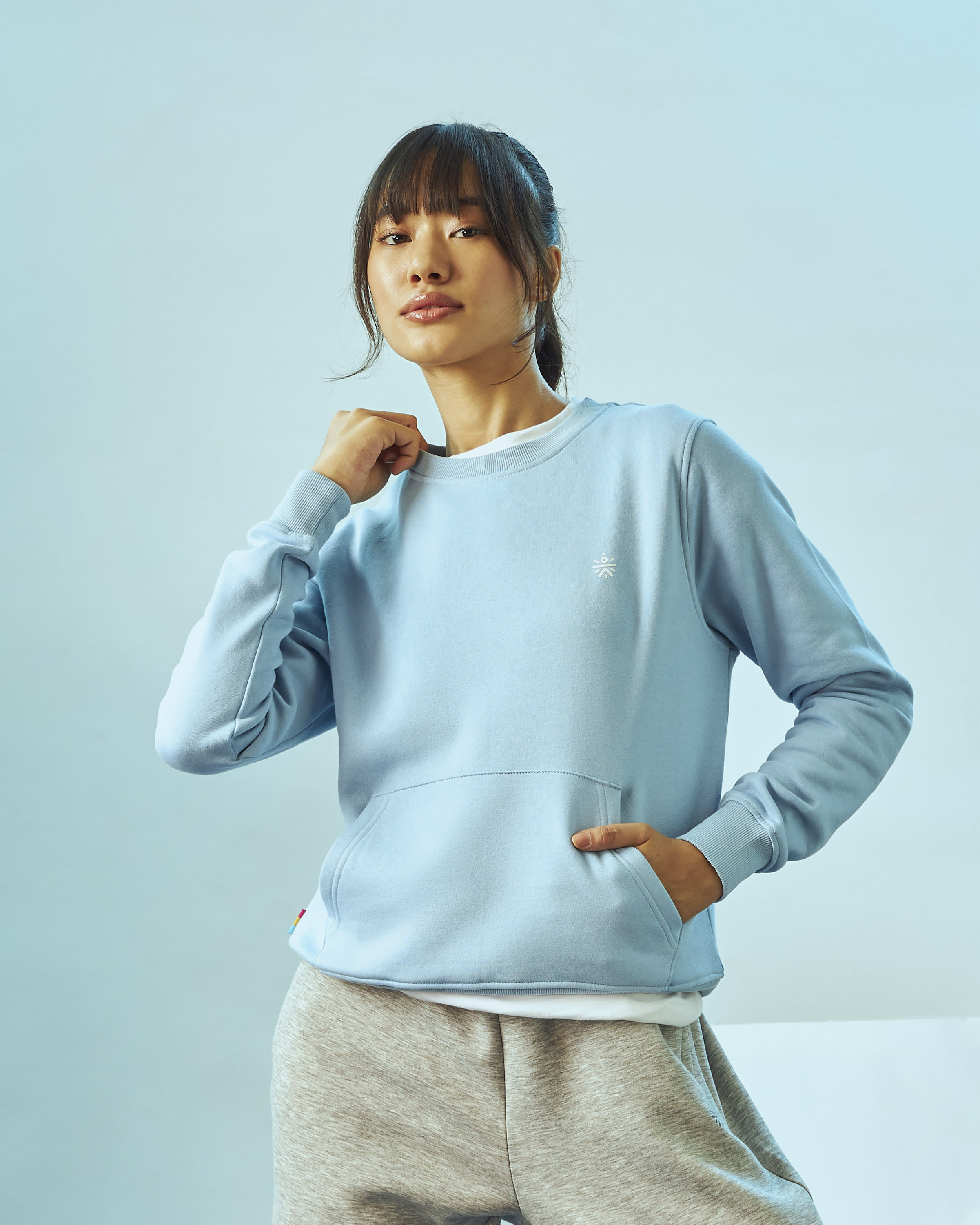 Sweatshirt with Kangaroo Pocket