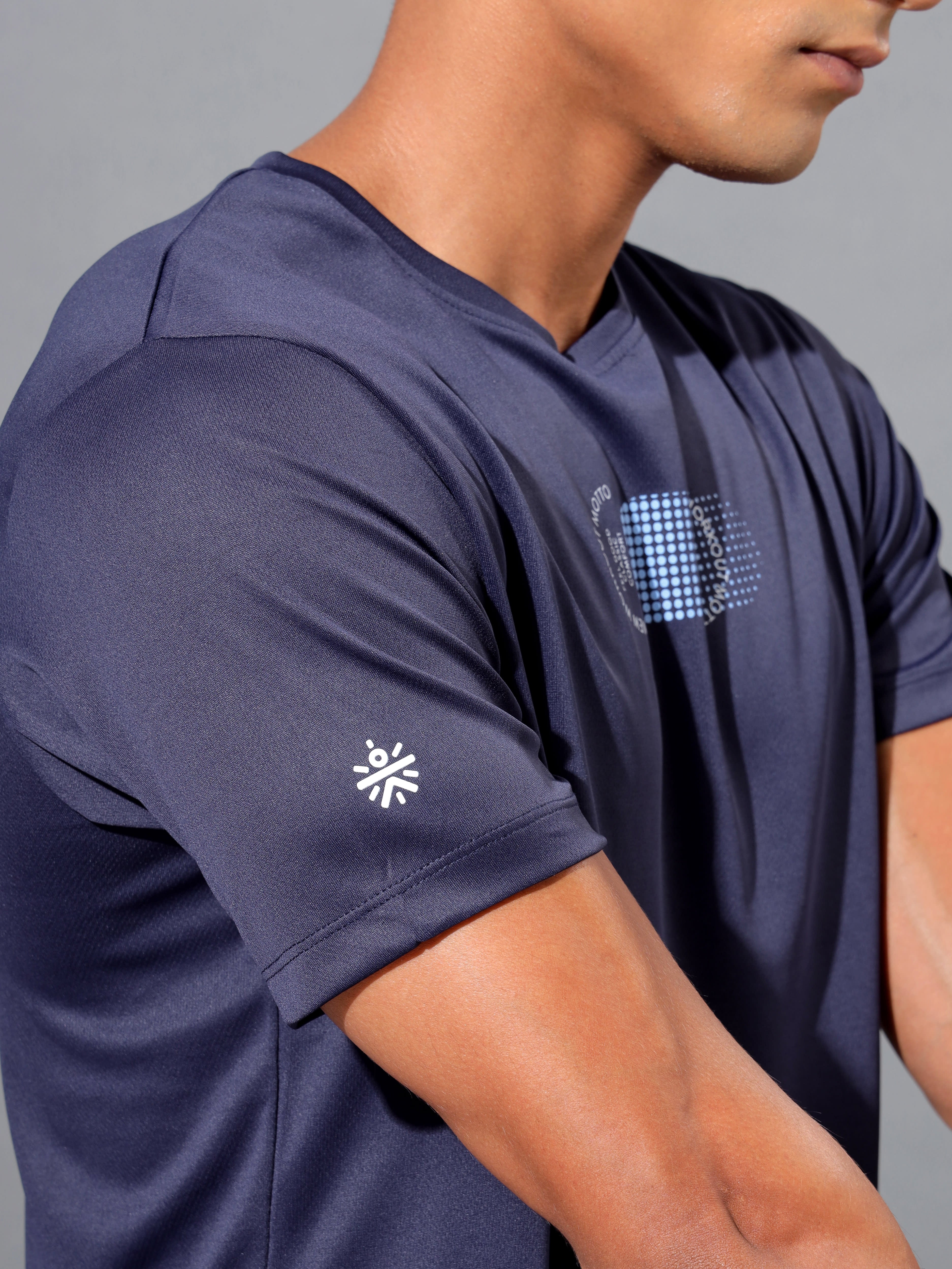 Performance T-shirt with Minimal Graphic