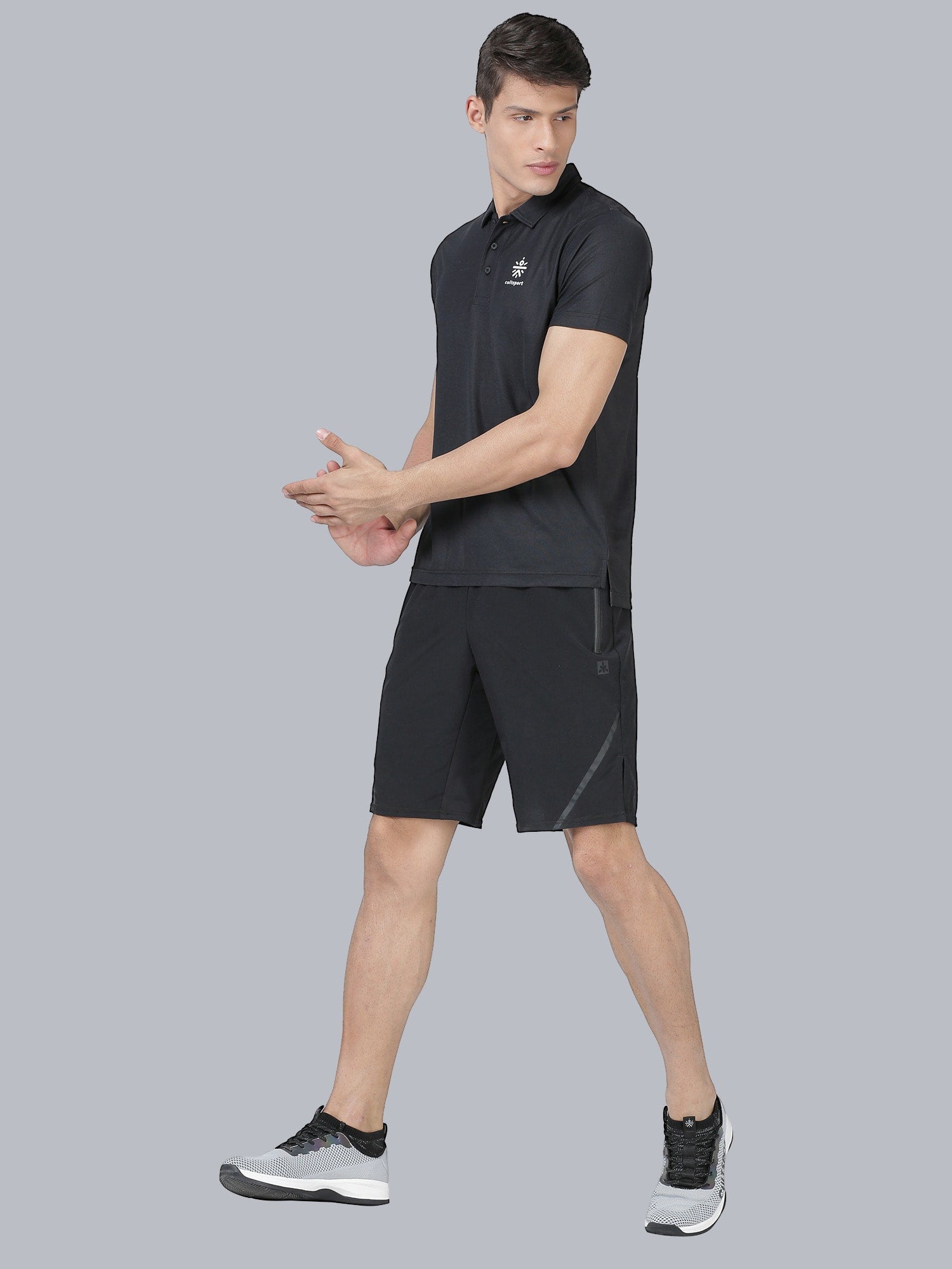 Everyday Athlete Polo T-shirt - Black