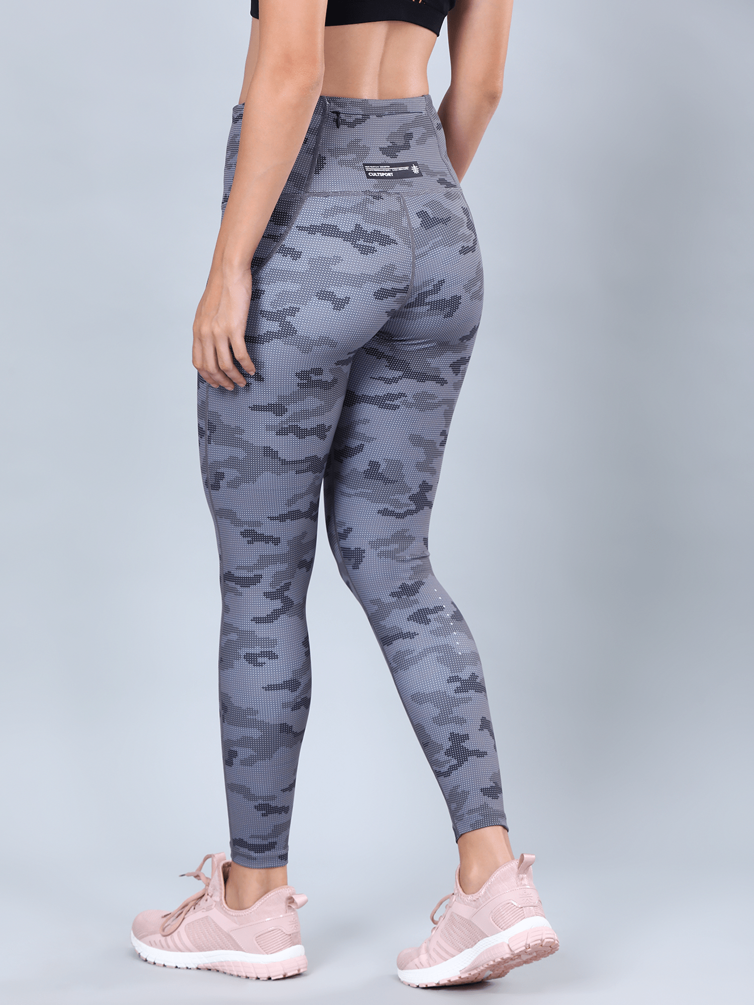 AbsoluteFit Camo Grey Workout Leggings