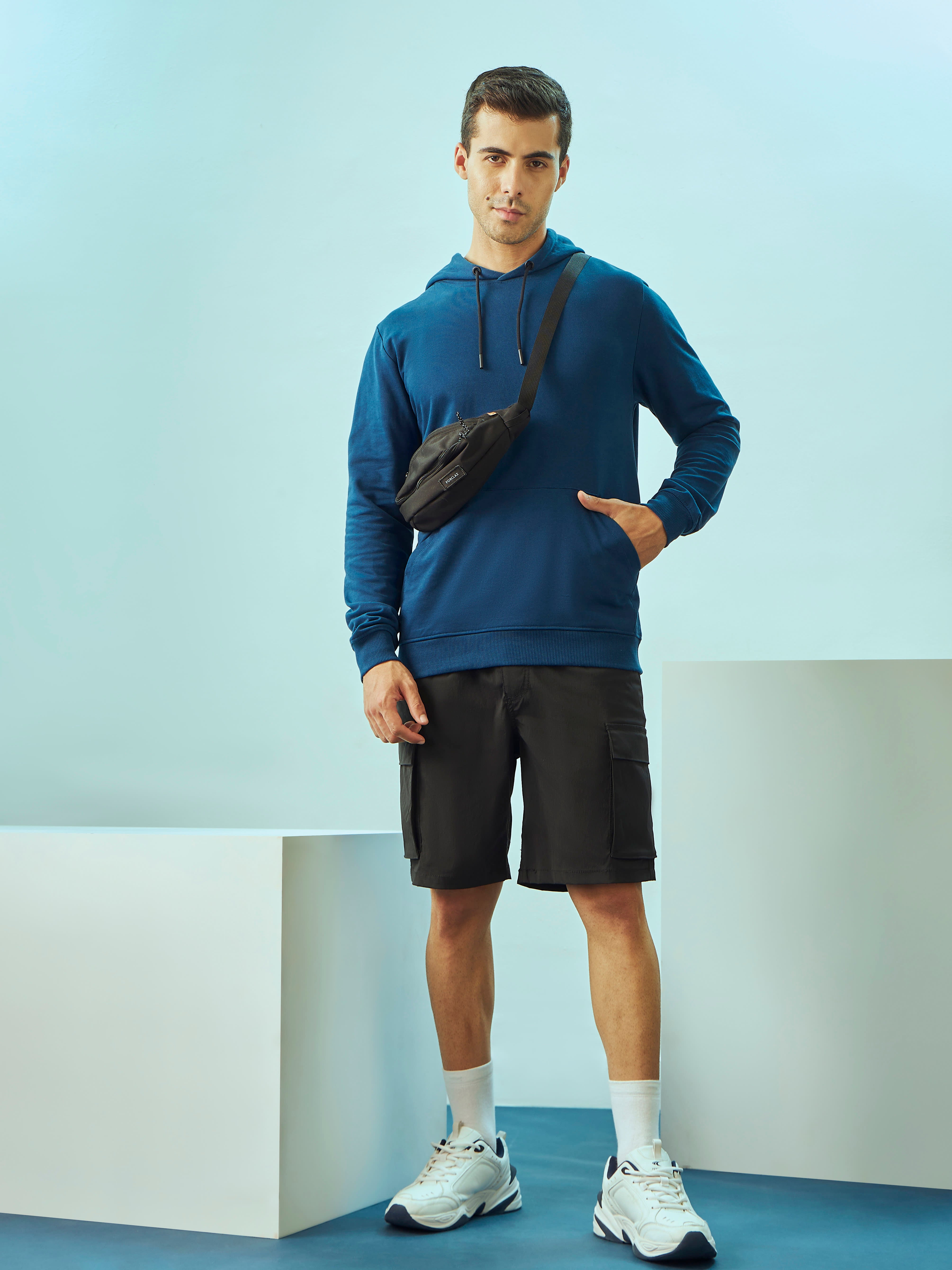 Hooded Sweatshirt with Kangaroo Pocket