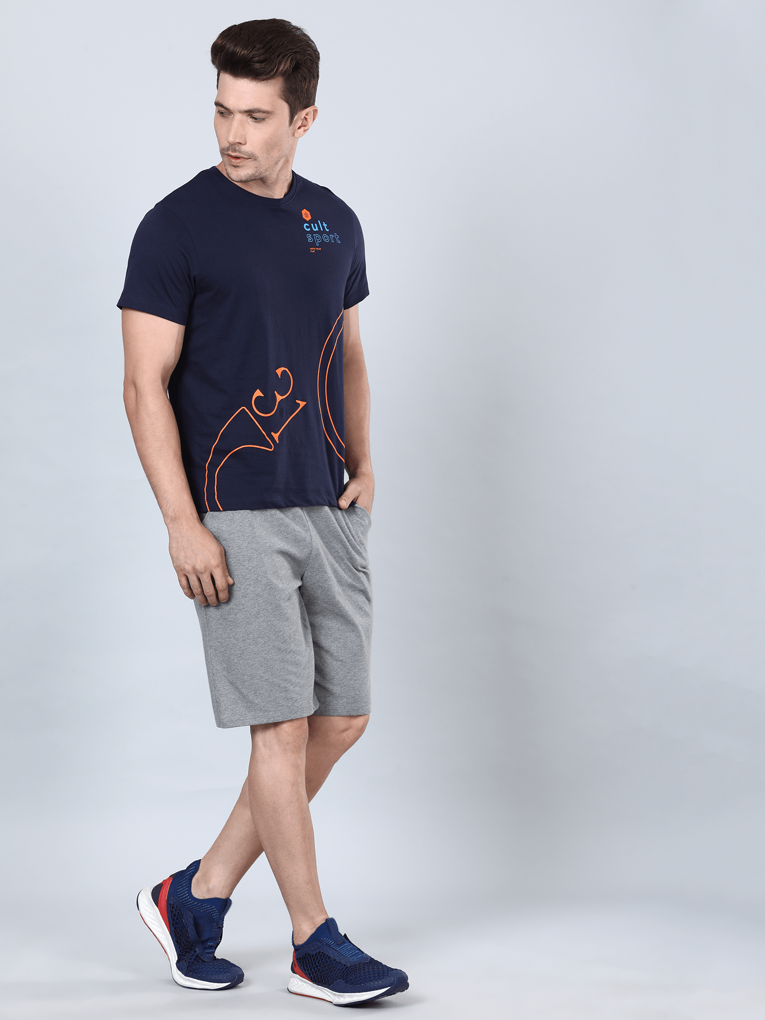 Everydays Dial Blue Cotton Tee