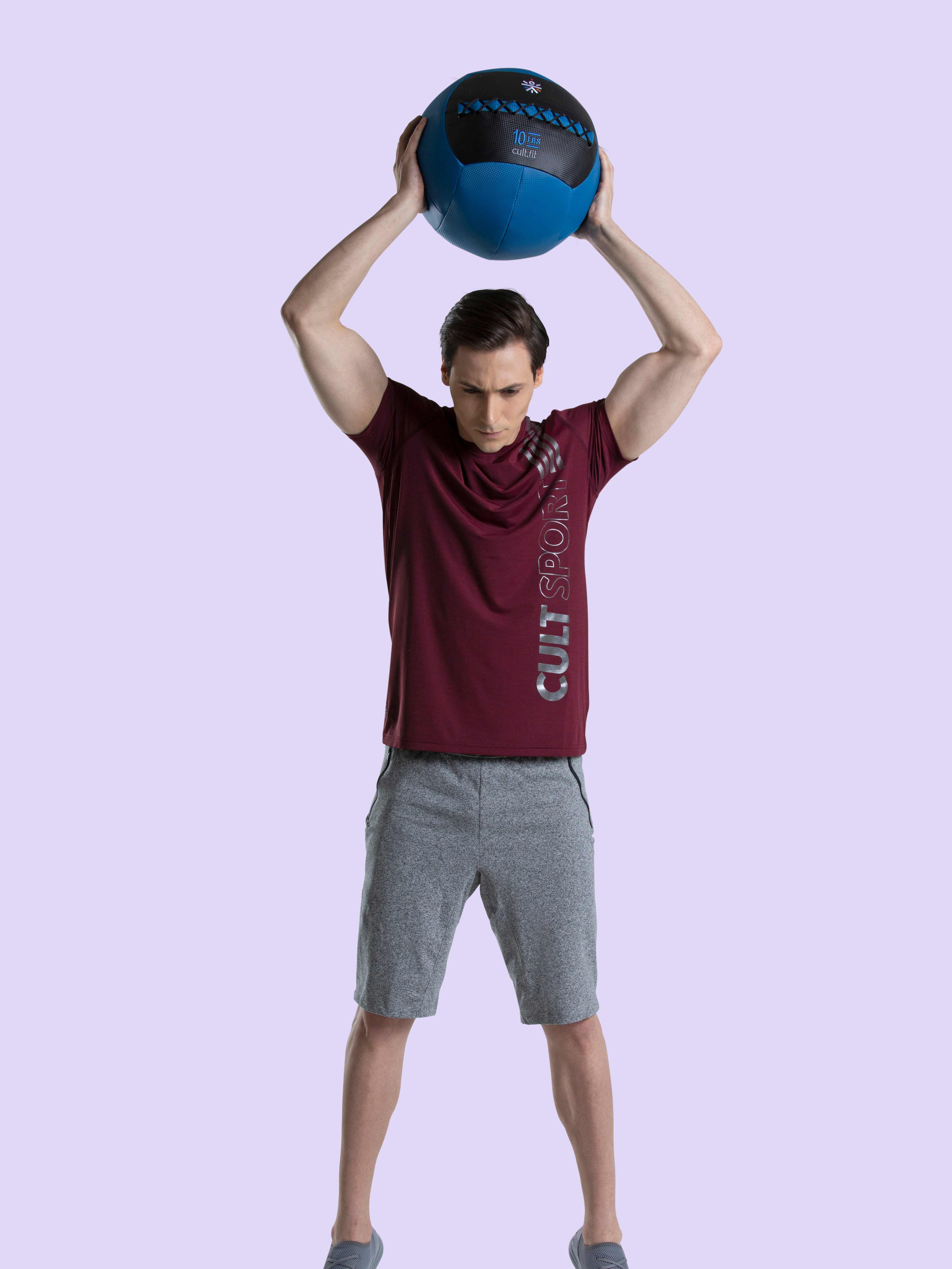 Modern Metallics Maroon Training Tee