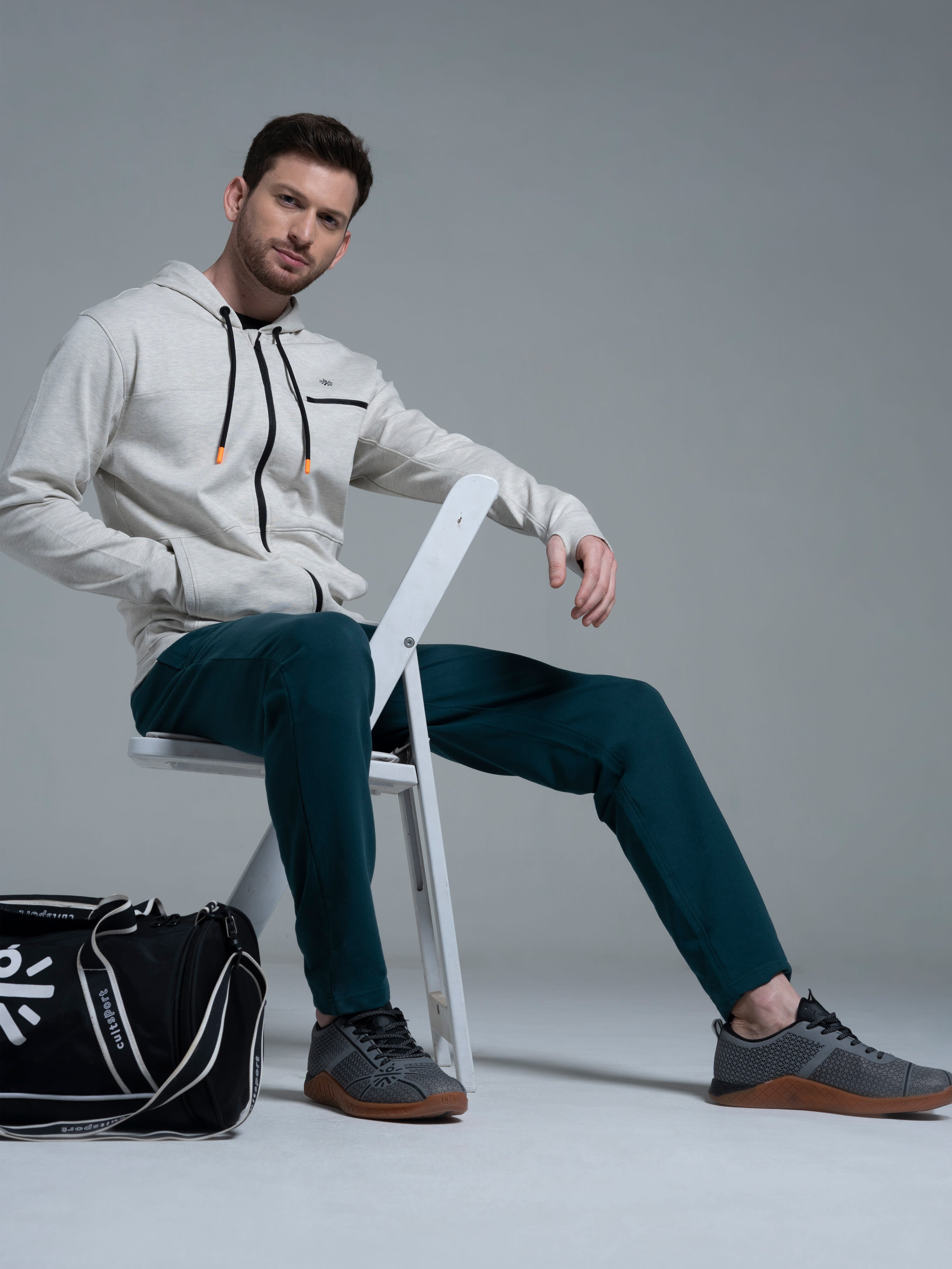 Flexoft Men's Staple Hooded Sweatshirt with Zipper