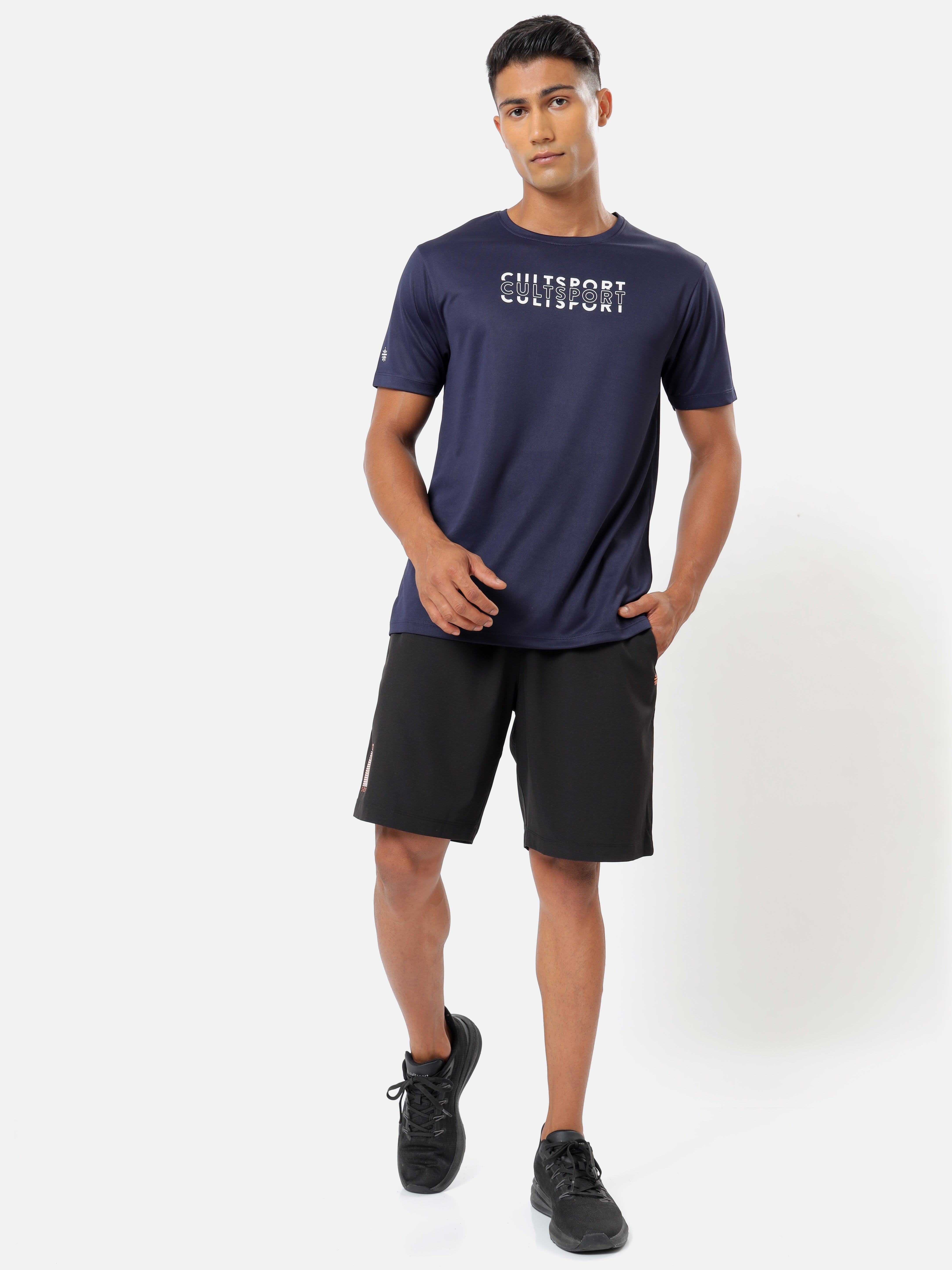 Typographic Print Active T-shirt Pack of 2