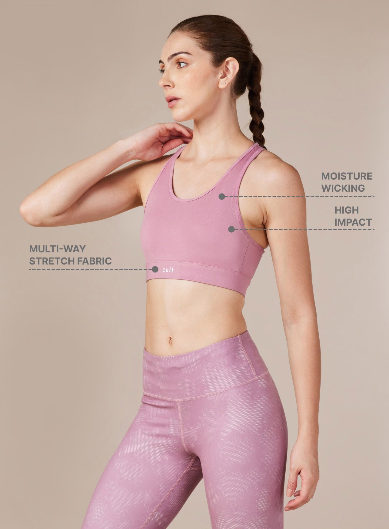 Women's Pink Training Champion Bra