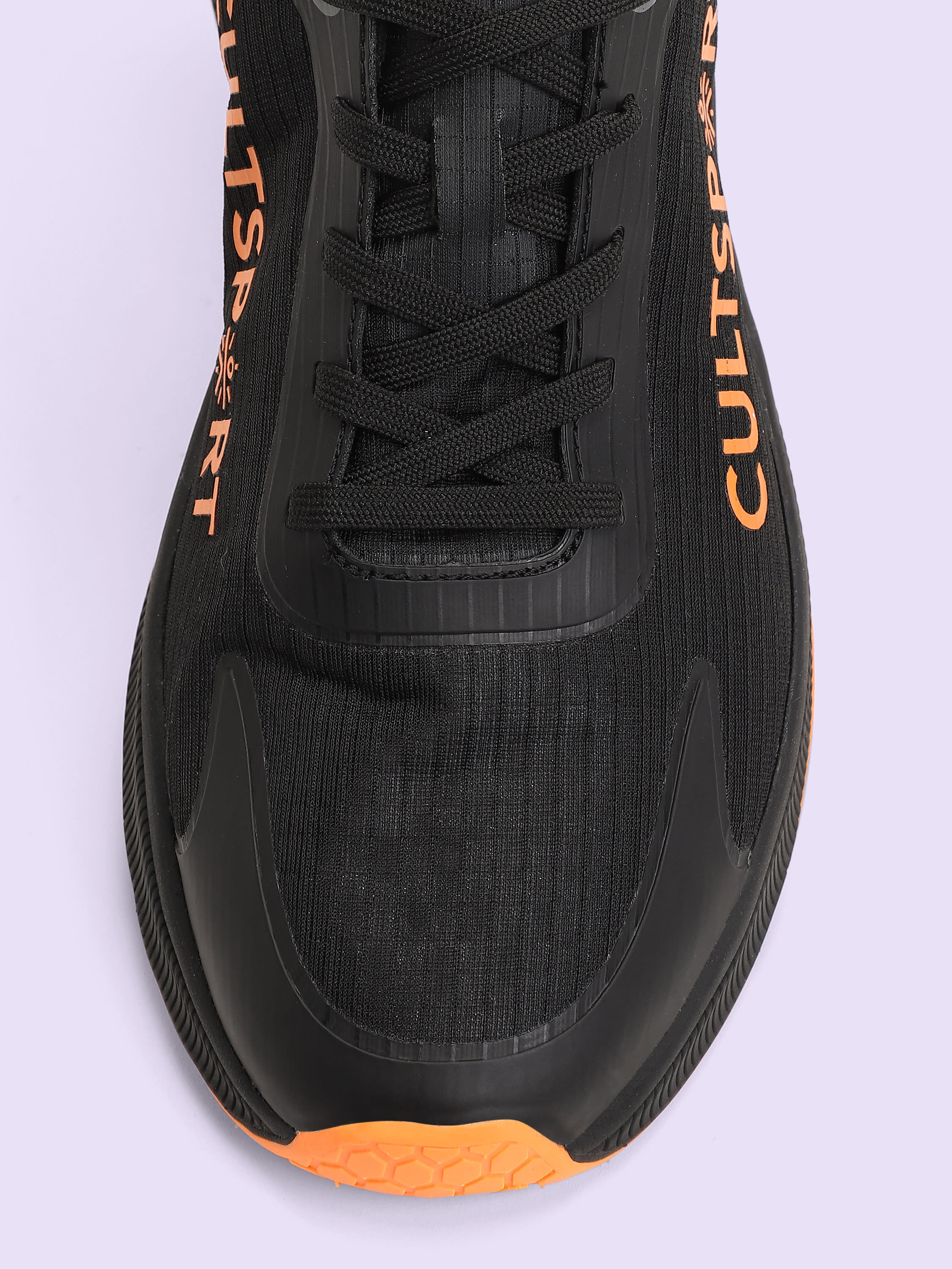 cult Comfort Men Running Shoes - Black/Orange