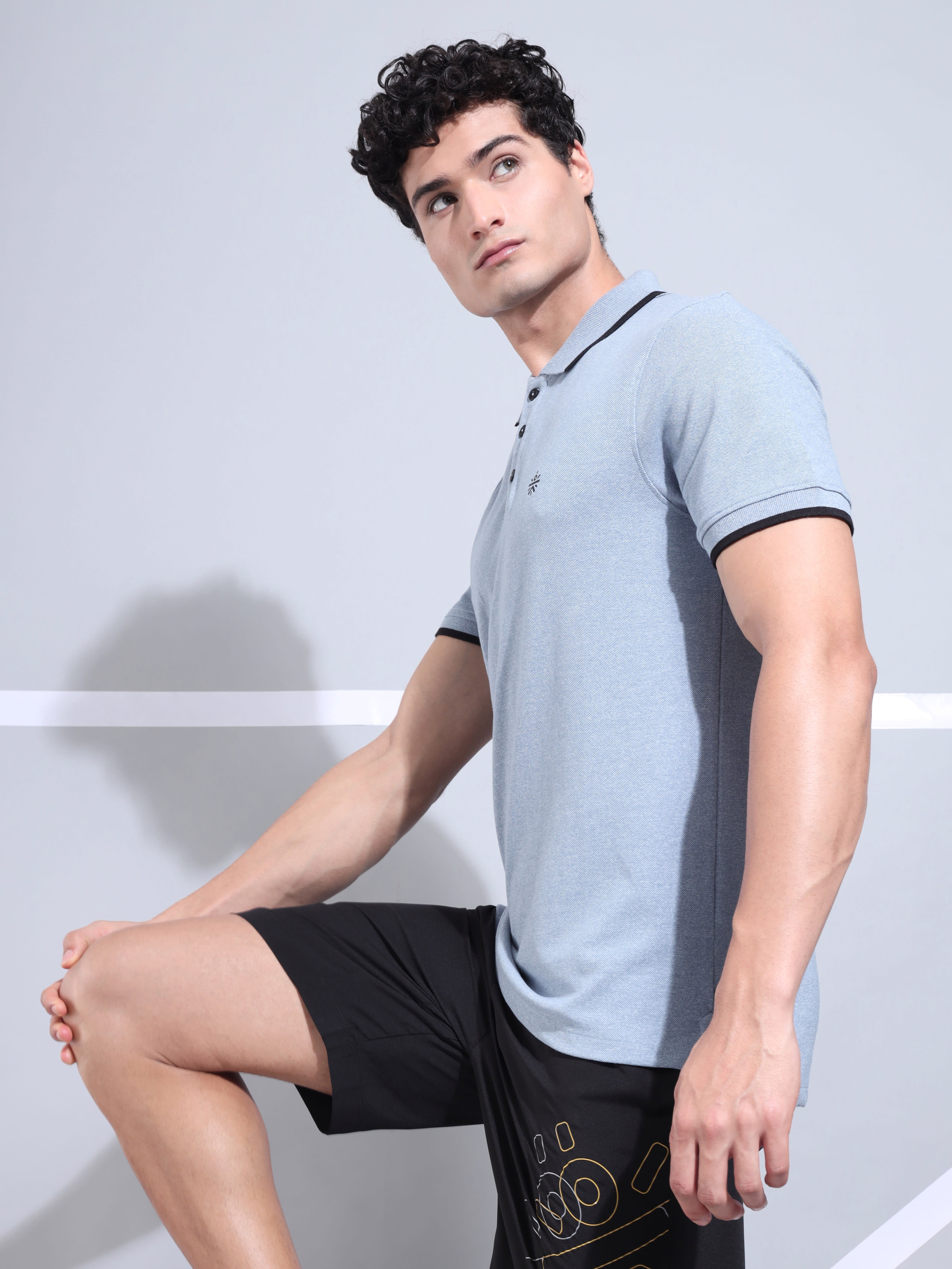 Essential Polo T-shirt with Graphic Print
