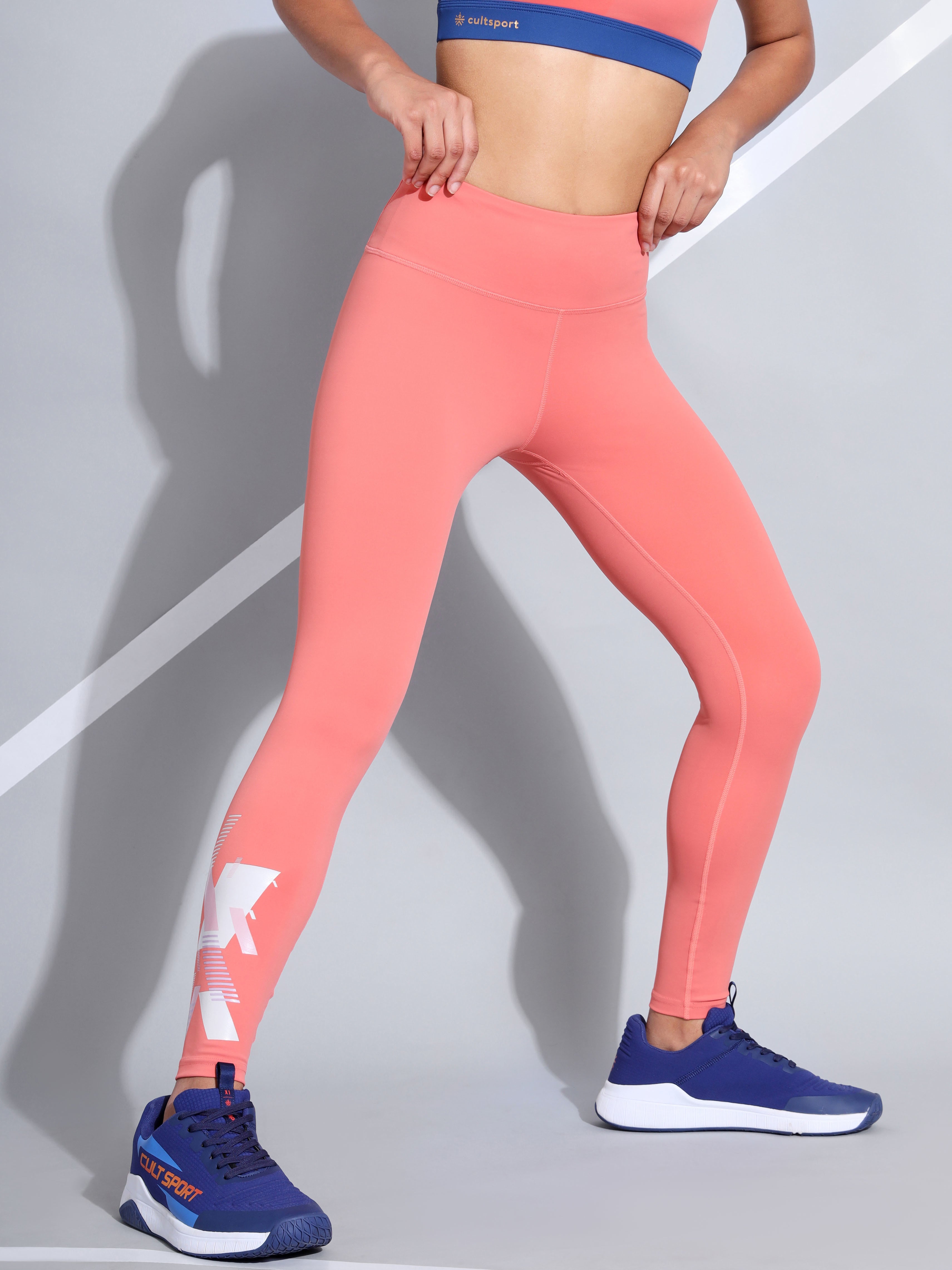 Faded Rose Absolute Fit Tights with Back Pocket