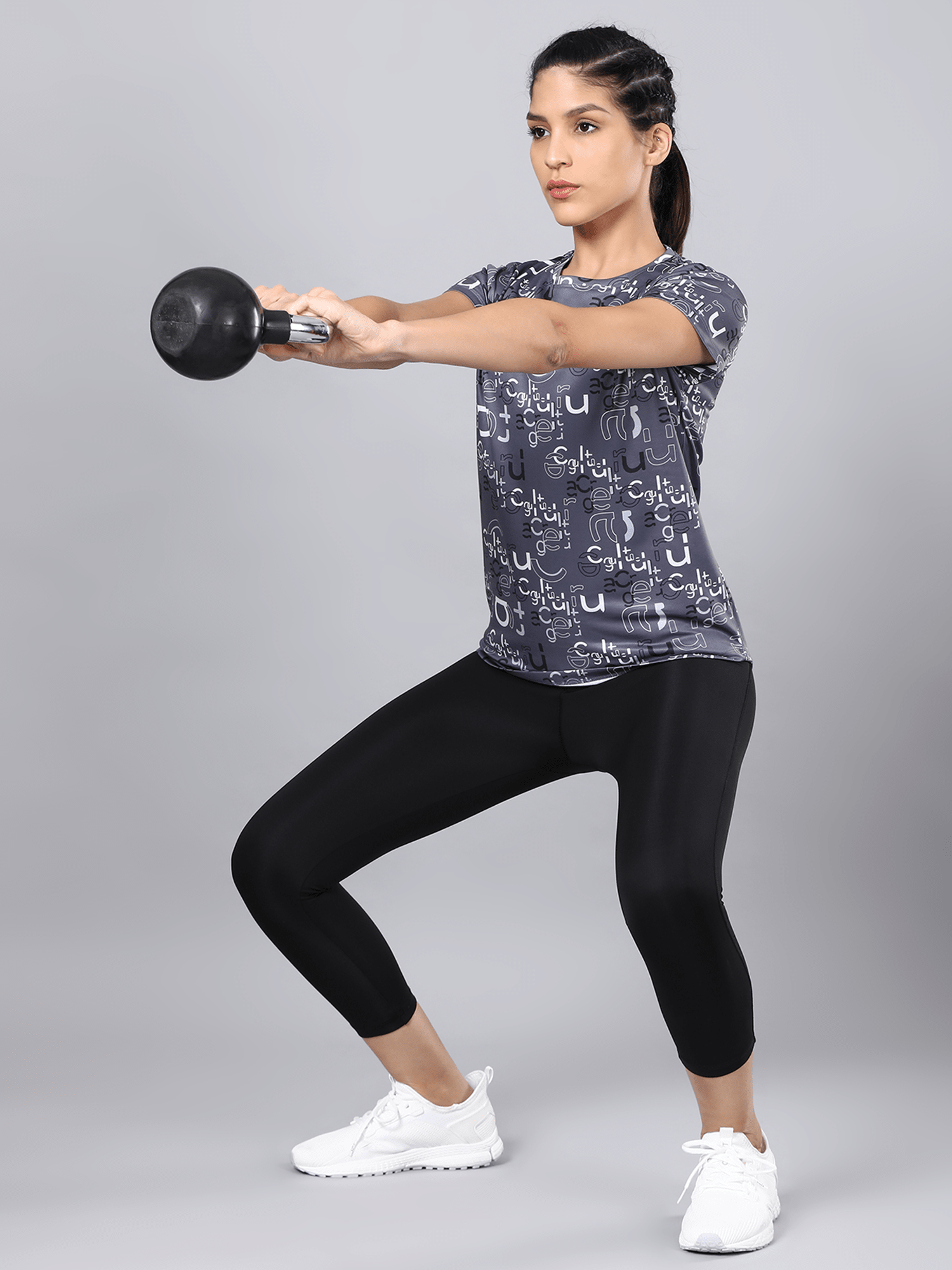 Code CULT Typo Grey Training Tee