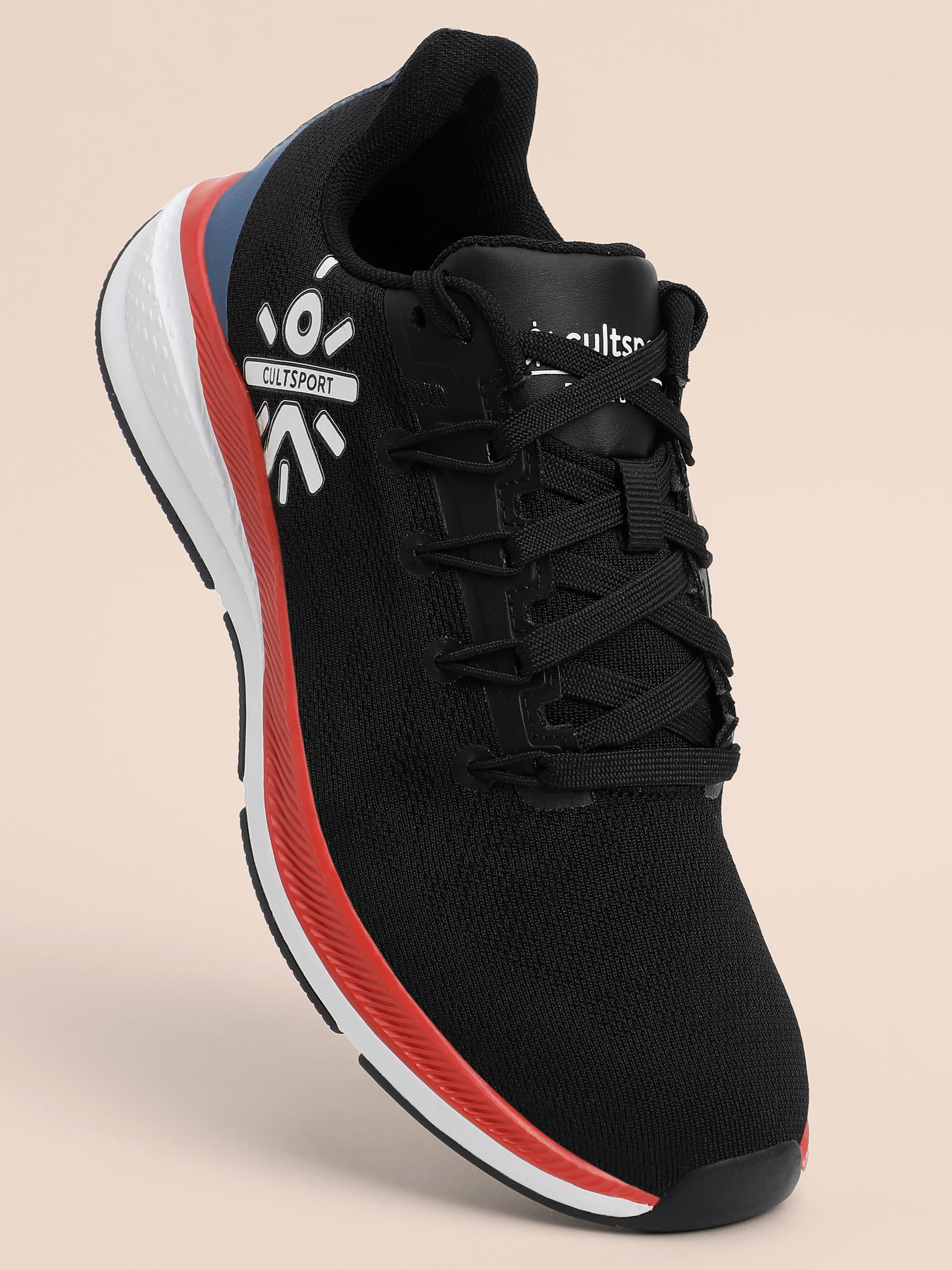 cult Firebird Women Running Shoes - Black/Red/Blue
