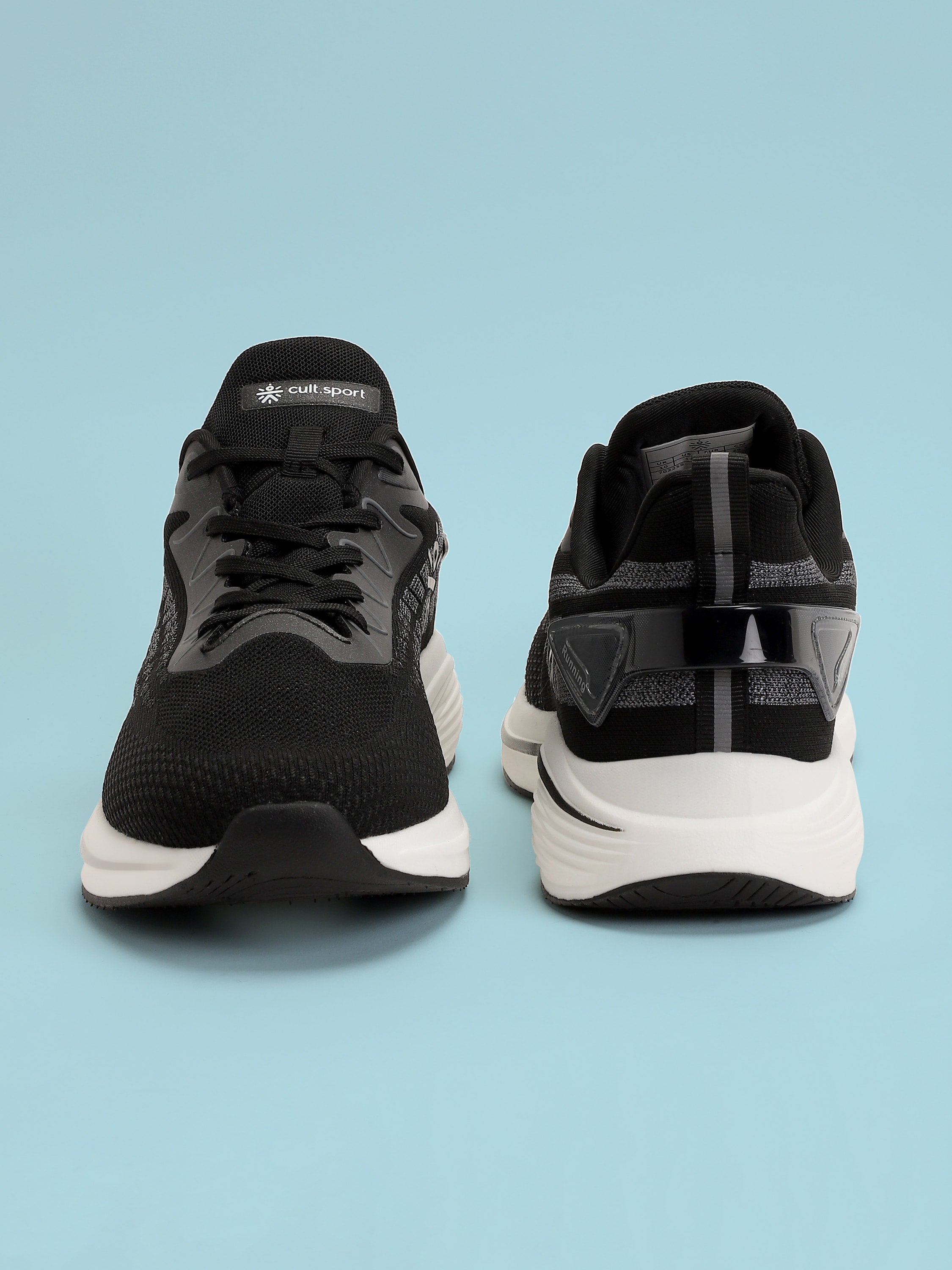 cult Active Men Running Shoes - Black