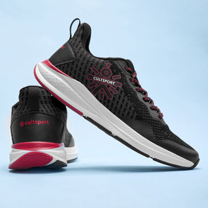 cult Hustle Men Running Shoes - Black