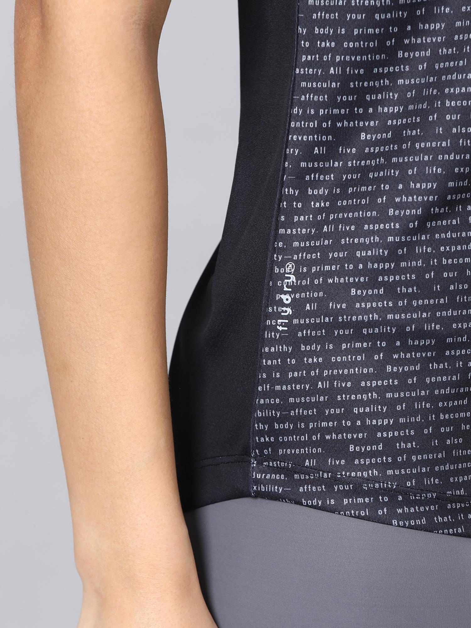 Code Sprint Black Slim Training Tee