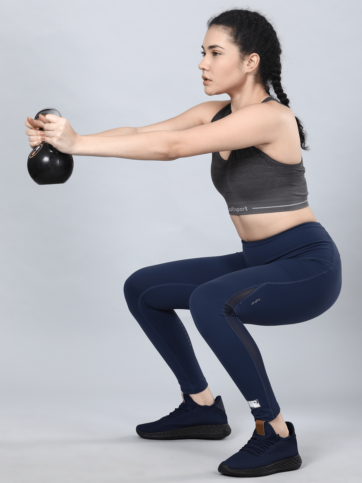 Absolute Fit Contour Navy Workout Leggings