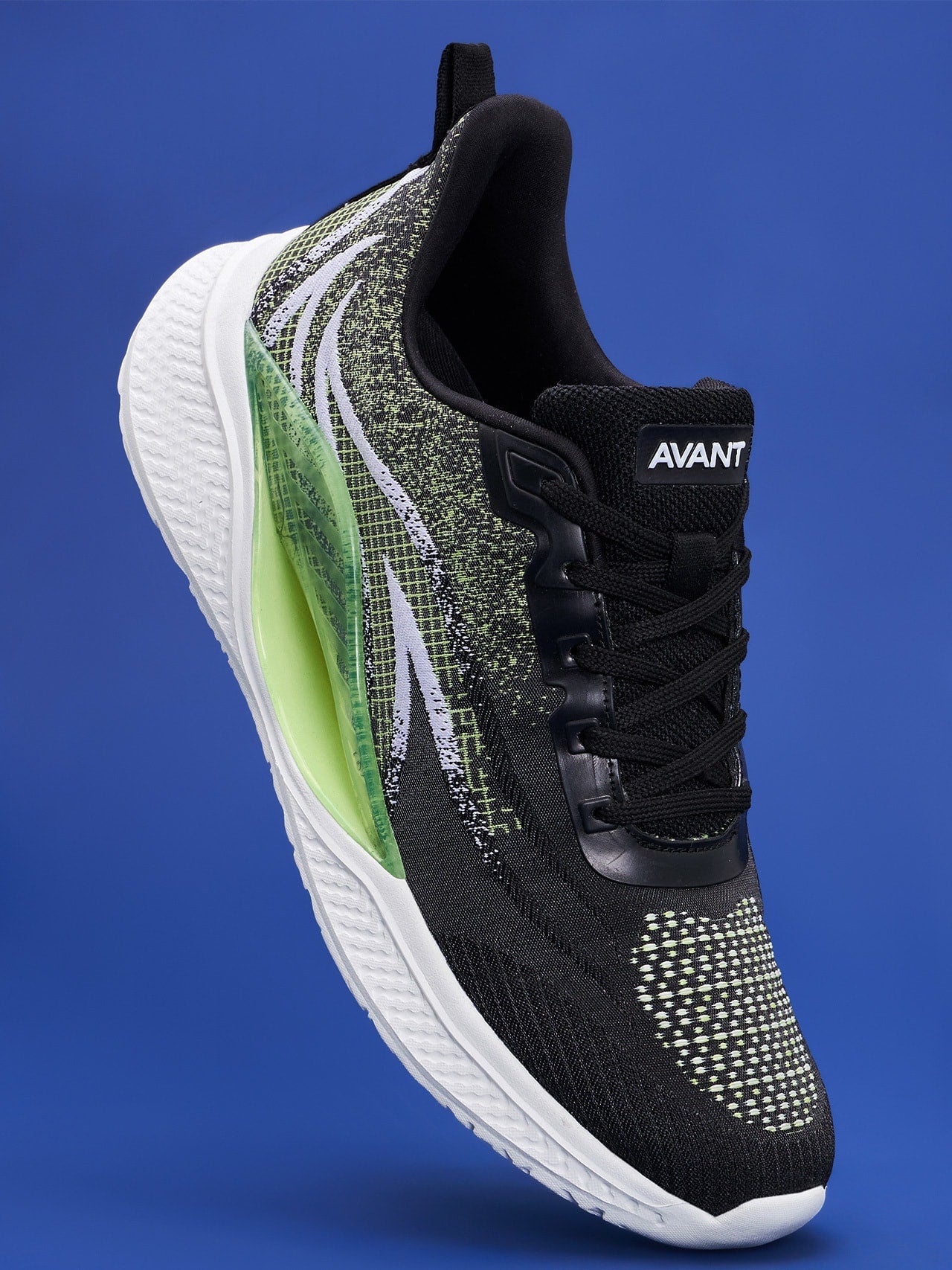 Mens - Shoes - Black-P-Green - UK 8