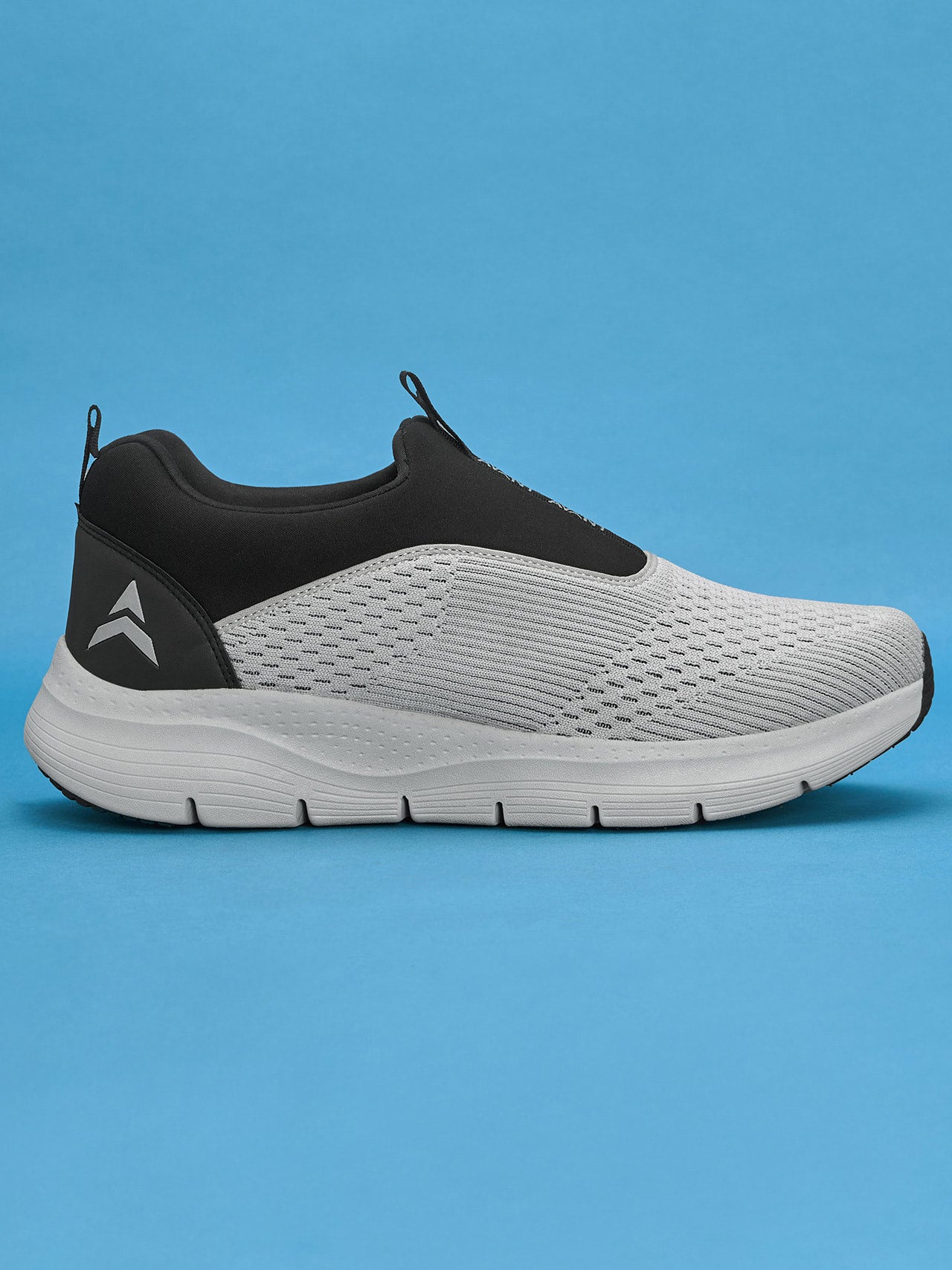 Avant Men's Sigma Slip-On Walking Shoes - Lt.Grey/Black