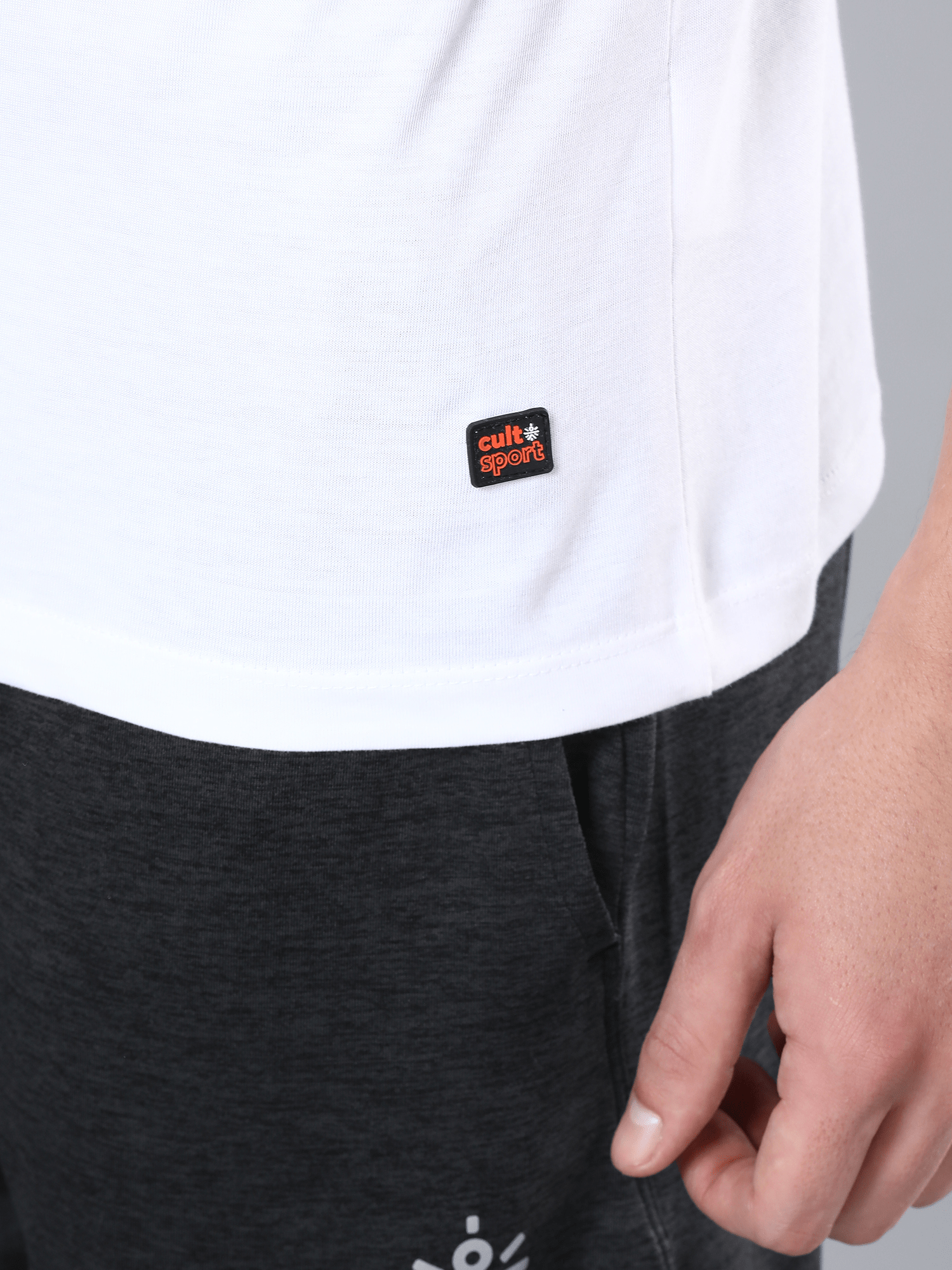 Flydry Cotton DimeWhite Workout Tee
