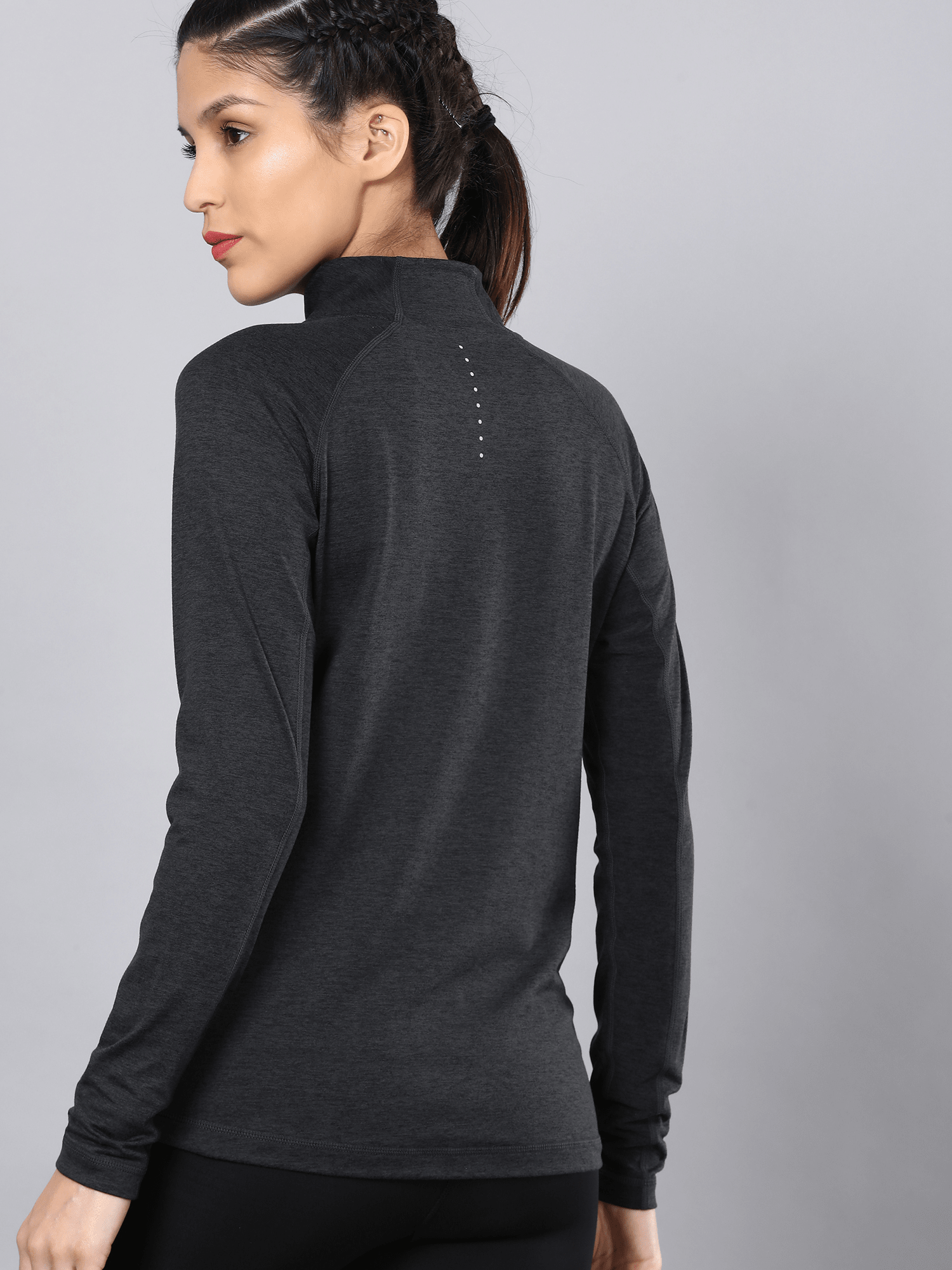 Vital Propel Black Zip Through Sweatshirt