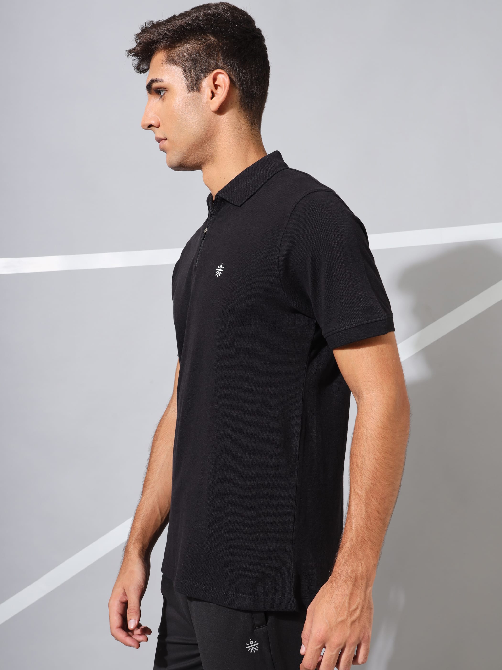 Solid Performance Polo T-shirt