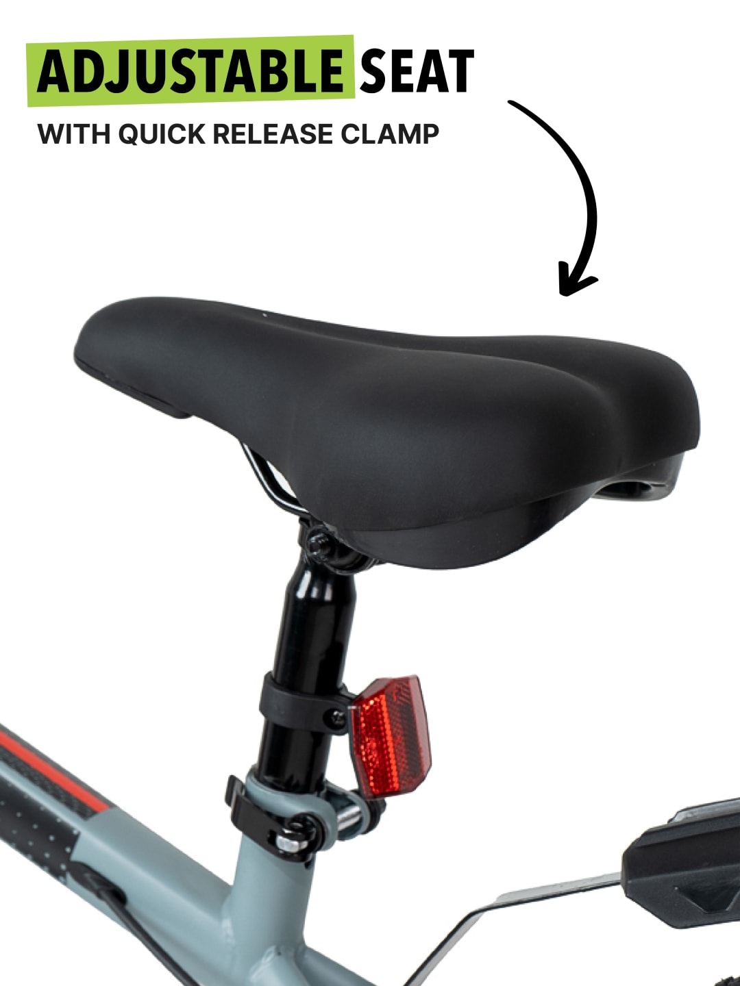 Dauntless29Grey Steel Single Speed 27.5 inch Mountain Cycle, Front Suspension, Double Wall Rim, Free Trainer Sessions, Cycling Event