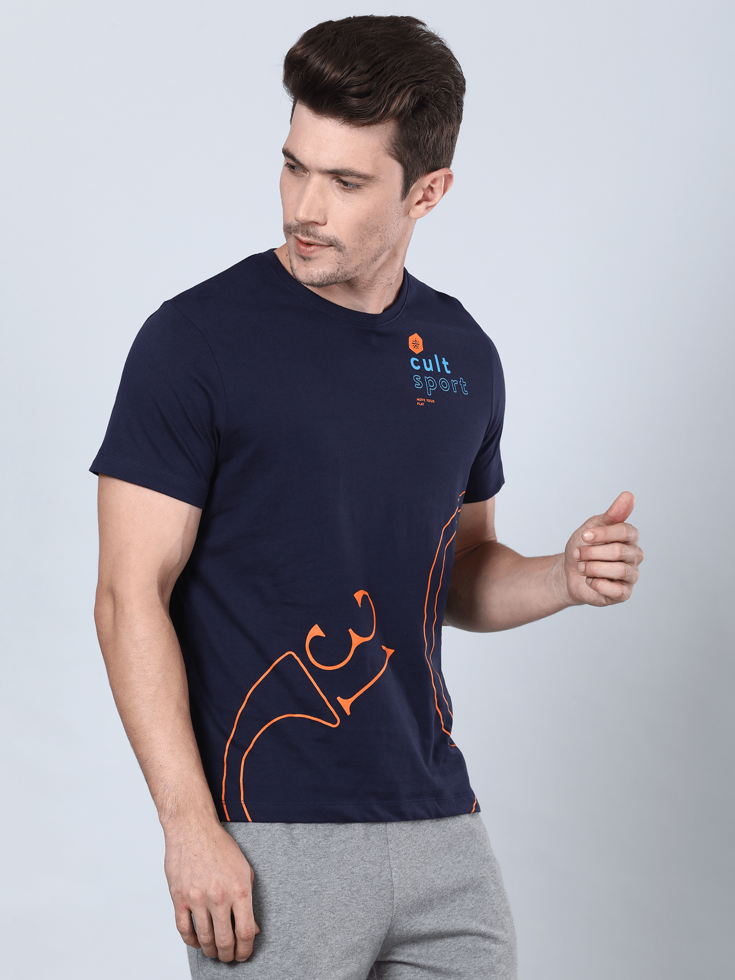 Everydays Dial Blue Cotton Tee