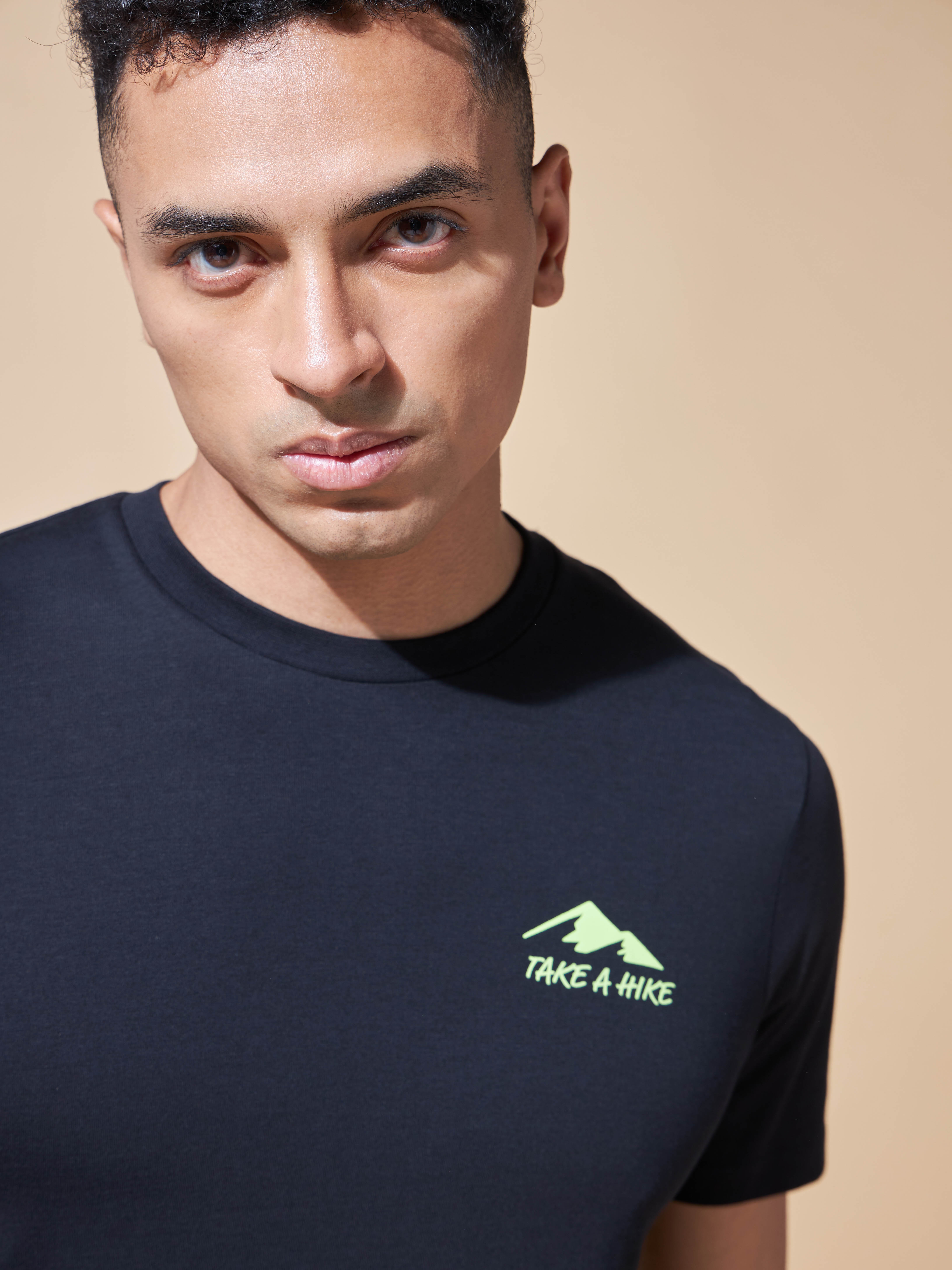 Take A Hike Miniature Print T-shirt