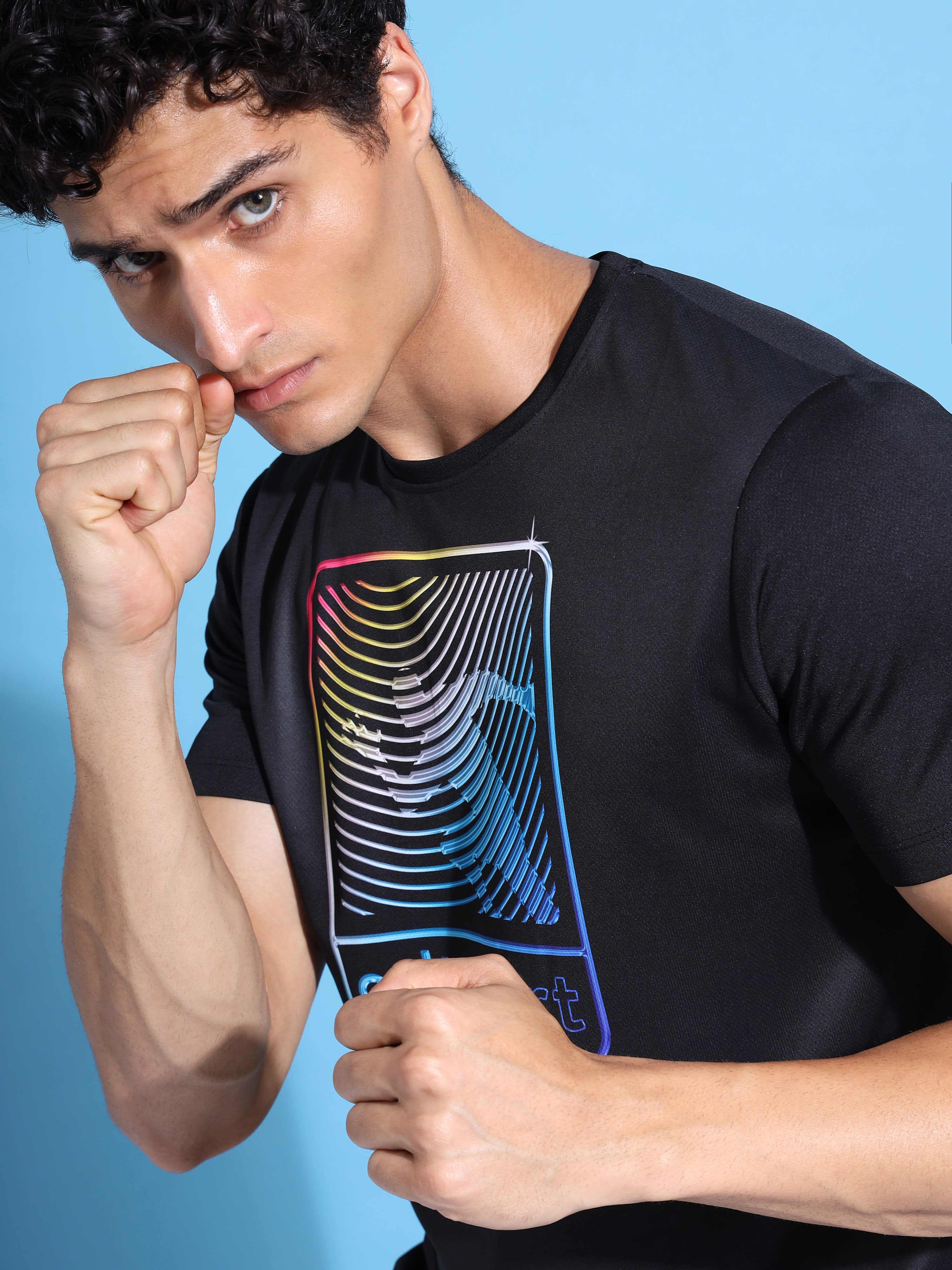 Graphic Print Running T-shirt